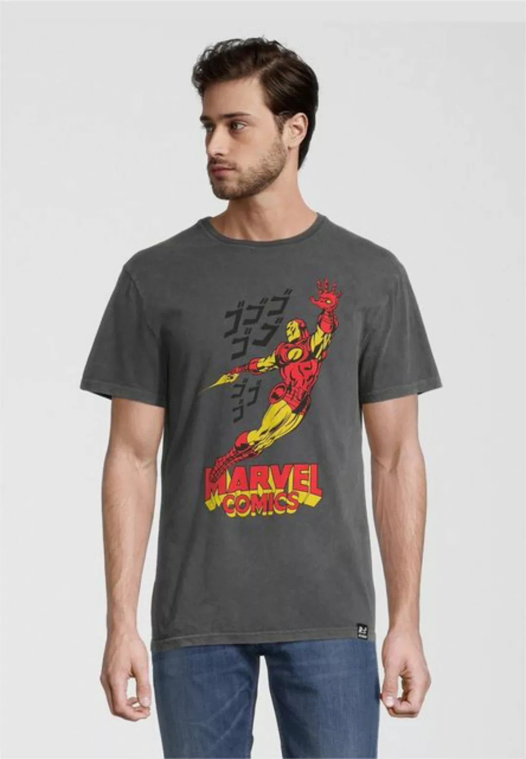 Recovered T-Shirt "Marvel Comics Iron Man Japan", mit angesagtem Iron Man J günstig online kaufen