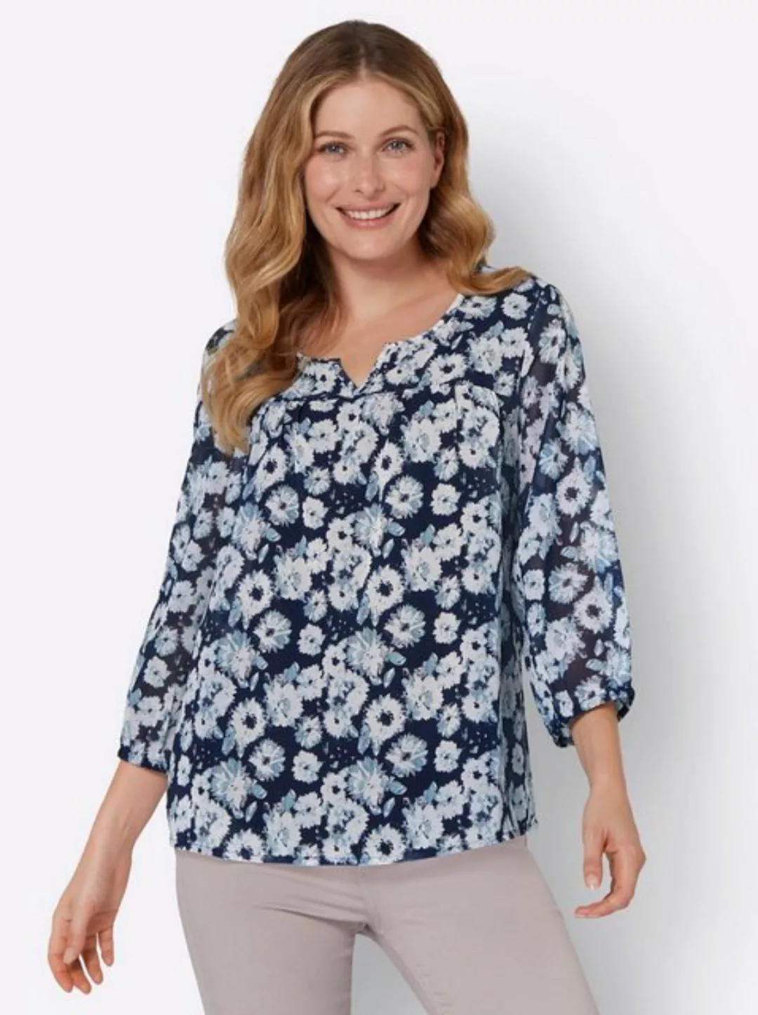 Witt Klassische Bluse Druckbluse günstig online kaufen