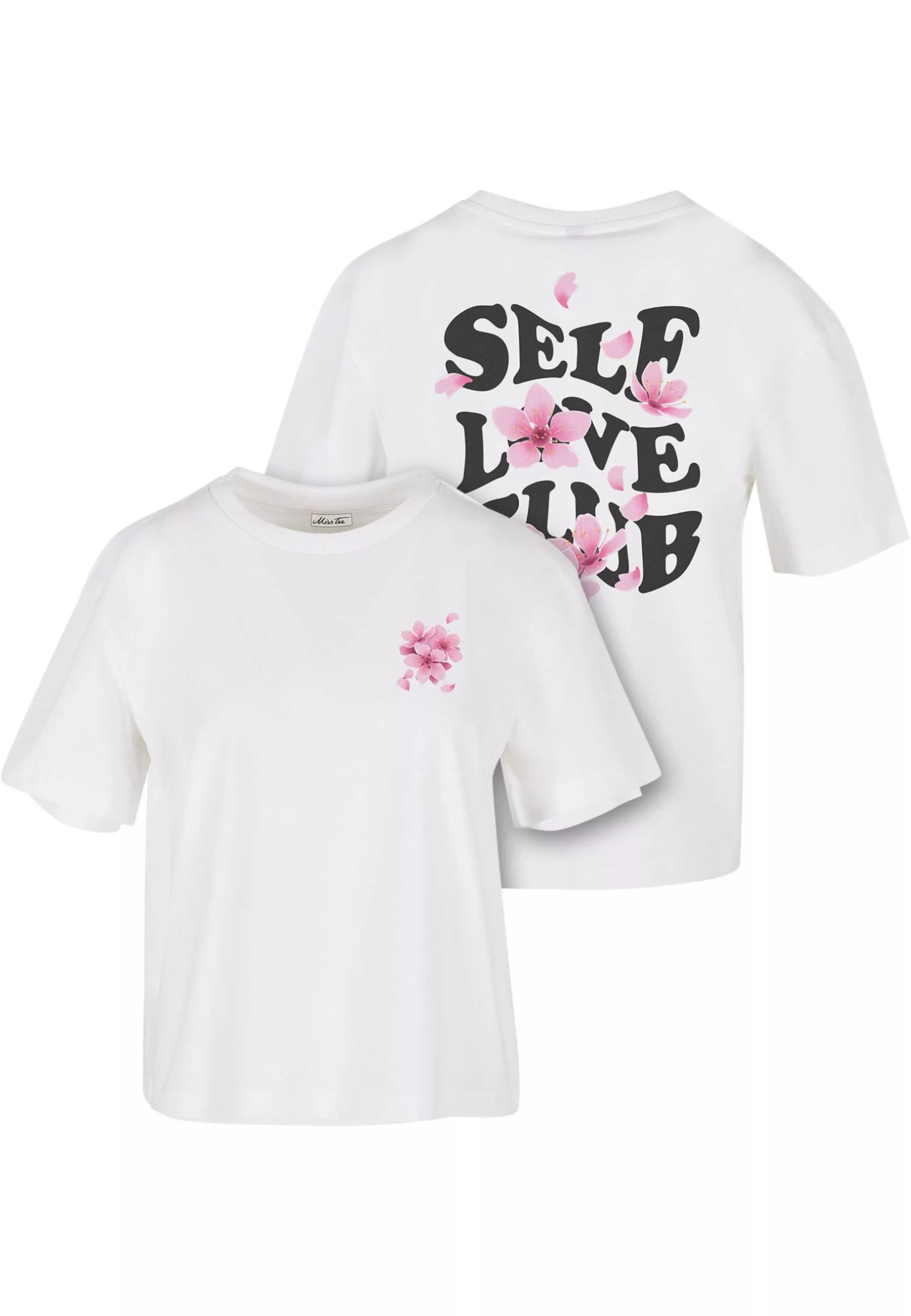 Miss Tee Kurzarmshirt "Miss Tee Damen Self Love Club Tee", (1 tlg.) günstig online kaufen