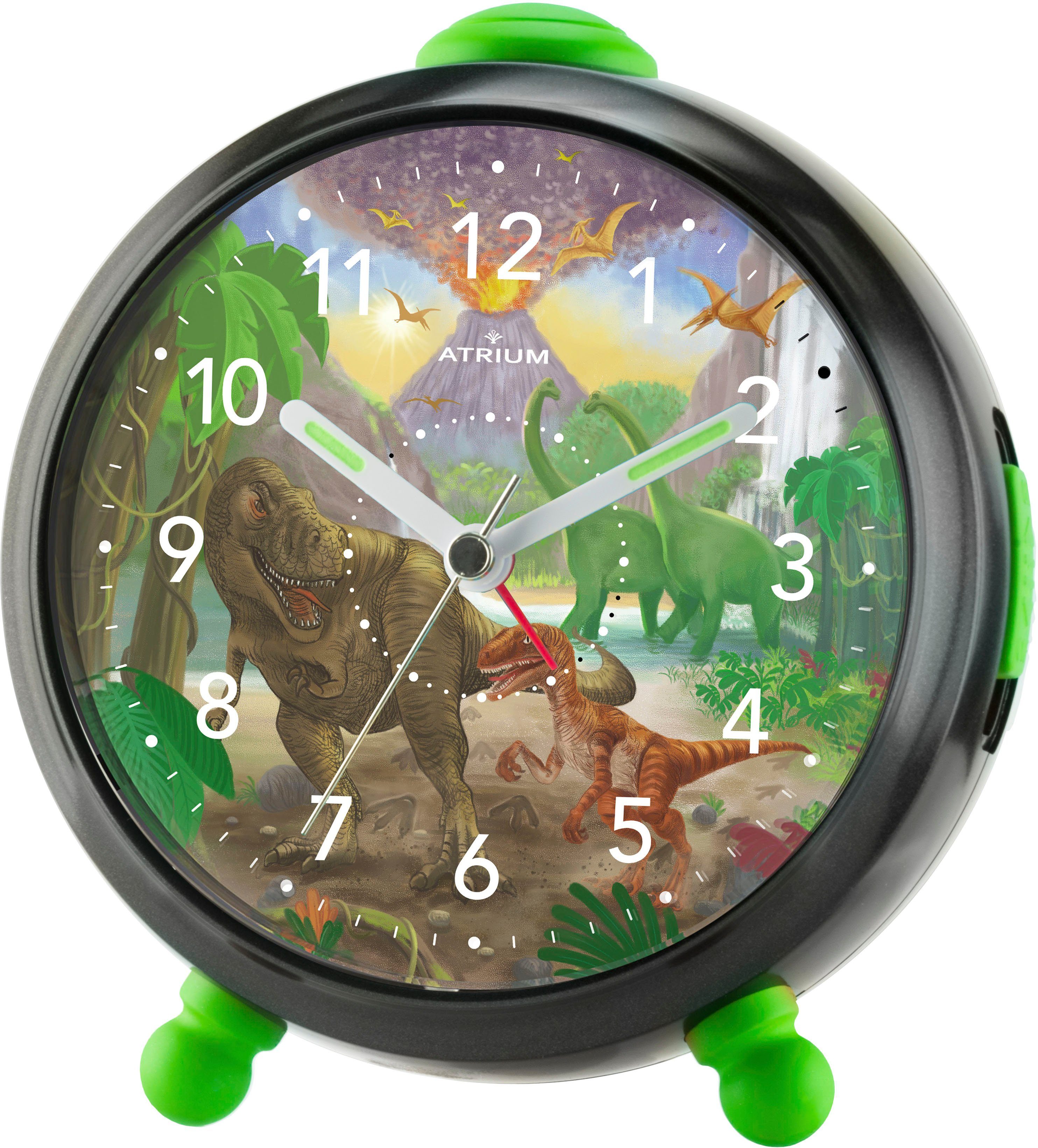 Atrium Quarzwecker »A932-4, Dinosaurierwecker«, Kinderwecker, Kinderzimmer, günstig online kaufen
