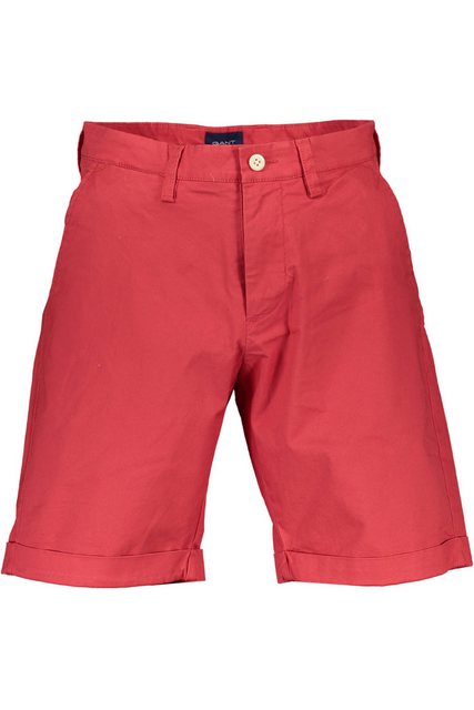 Gant 5-Pocket-Hose Herren Bermudahose Rot - 5 Taschen, Bio-Baumwolle, Komfo günstig online kaufen