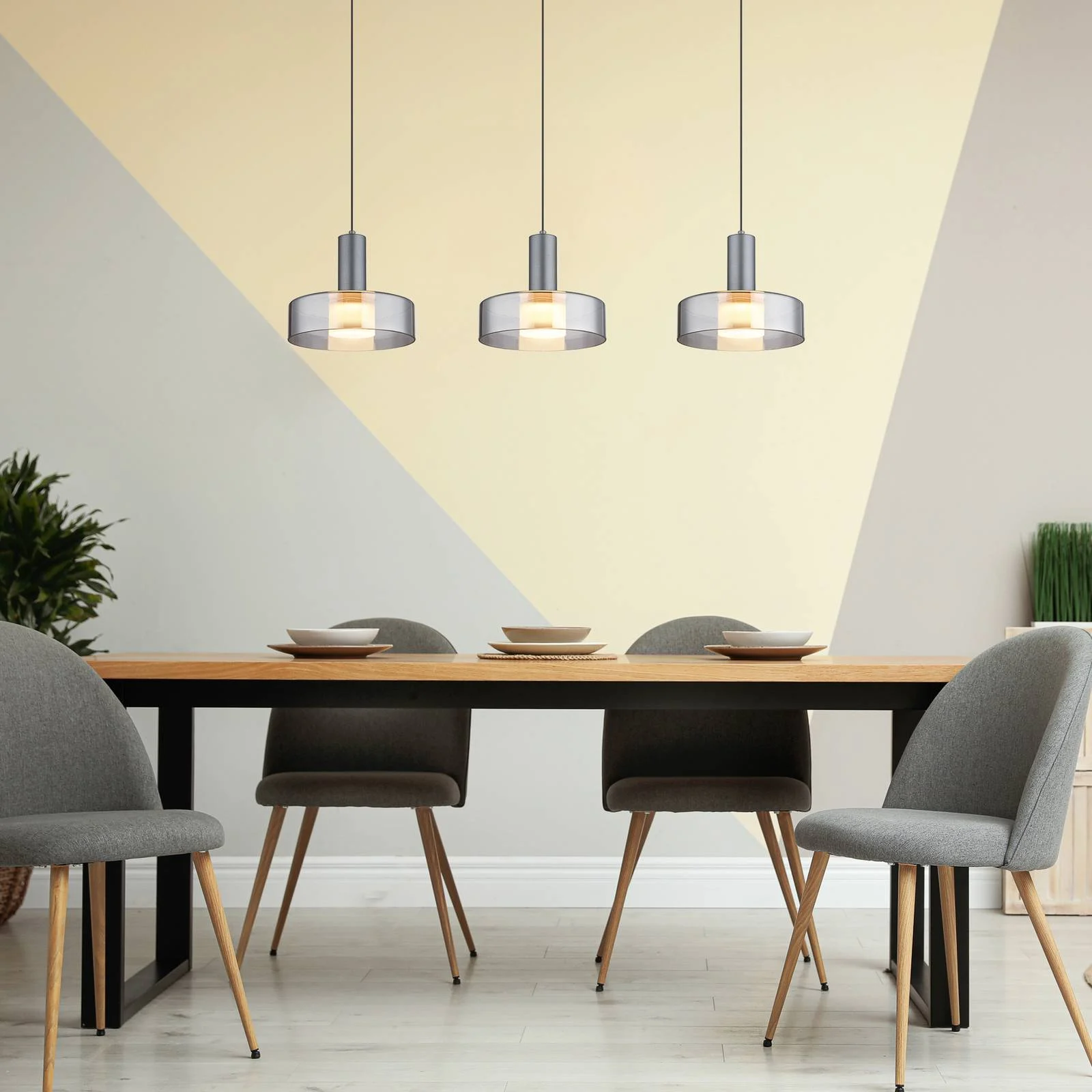 GLOBO LIGHTING LED-Hängeleuchte »GRANT«, 1 flammig, Leuchtmittel LED-Modul günstig online kaufen