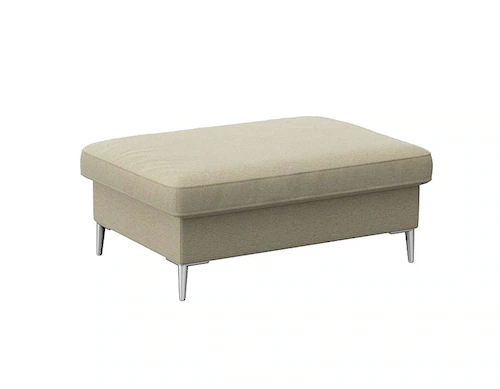 FLEXLUX Pouf »Fiore«, Kaltschaum, Füße Alu günstig online kaufen