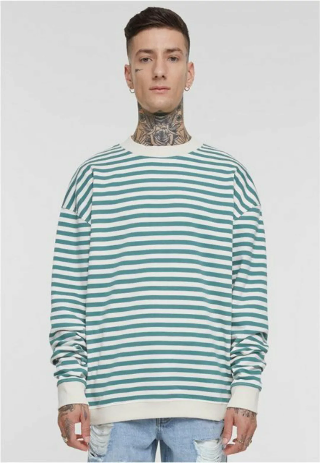 URBAN CLASSICS Rundhalspullover Striped Crewneck günstig online kaufen