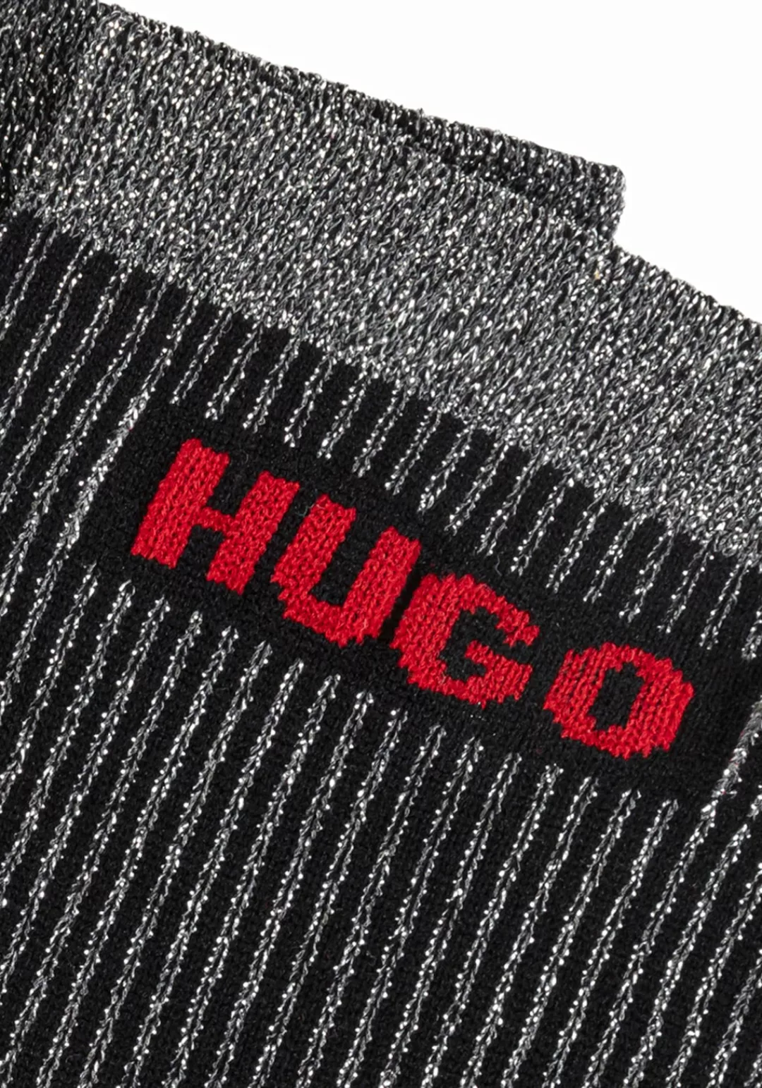 HUGO Underwear Freizeitsocken "2P QS RIB LUREX PA W", (Packung, 2 Paar), mi günstig online kaufen