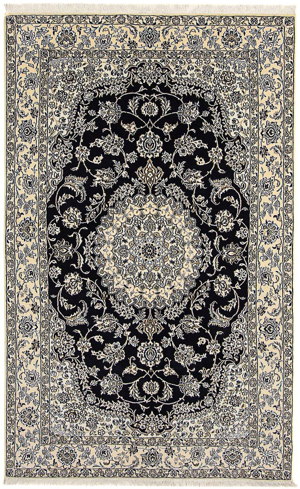 morgenland Orientteppich »Perser - Nain - Royal - 255 x 154 cm - dunkelblau günstig online kaufen