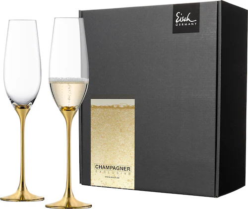 Eisch Germany Sektglas »Champagner Exklusiv«, (Set, 2 tlg.), Auflage in Ech günstig online kaufen