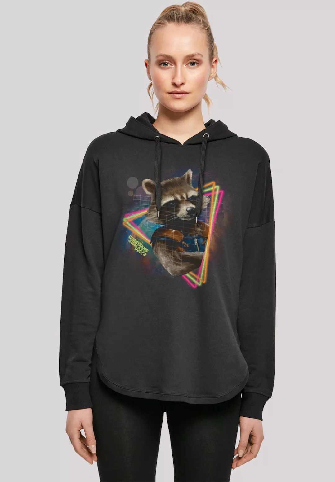 F4NT4STIC Kapuzenpullover "Marvel Guardians of the Galaxy Neon Rocket", Pri günstig online kaufen