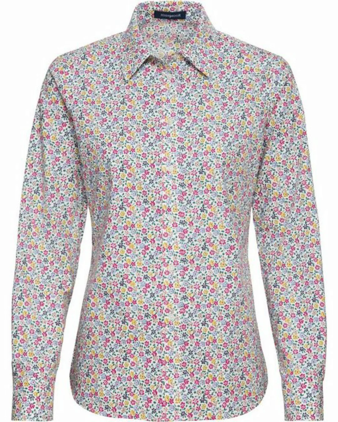 Highmoor Hemdbluse Hemdbluse mit Allover-Blumenmuster günstig online kaufen