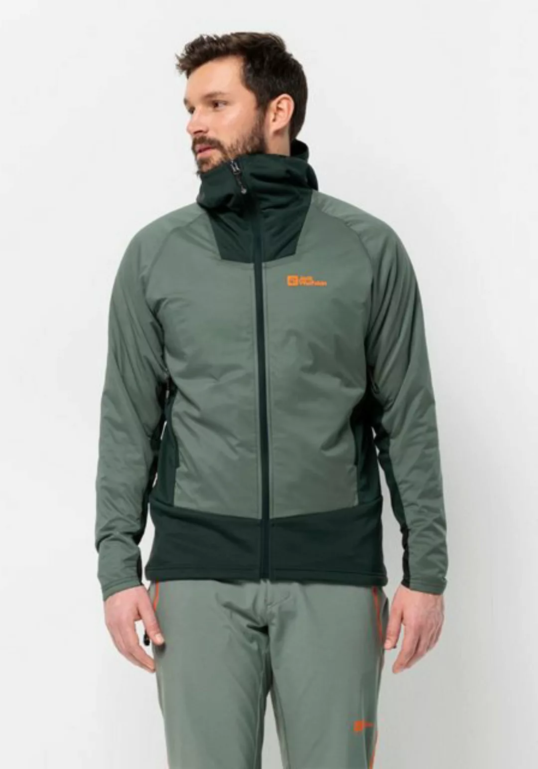 Jack Wolfskin Funktionsjacke "ALPSPITZE INS HYBRID M", mit Kapuze günstig online kaufen