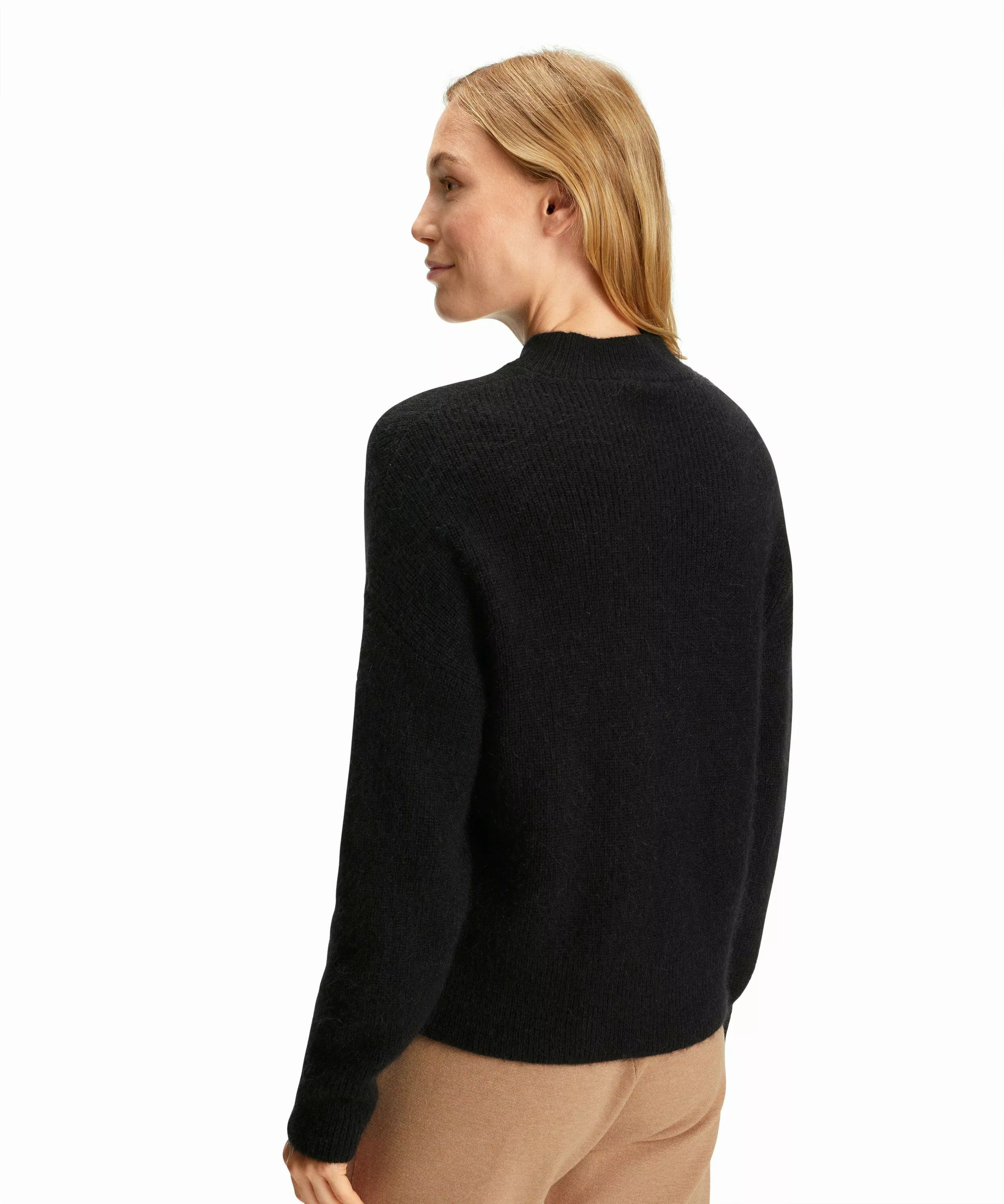 FALKE Damen Pullover, XS, Schwarz, Uni, Mohair, 64162-300001 günstig online kaufen