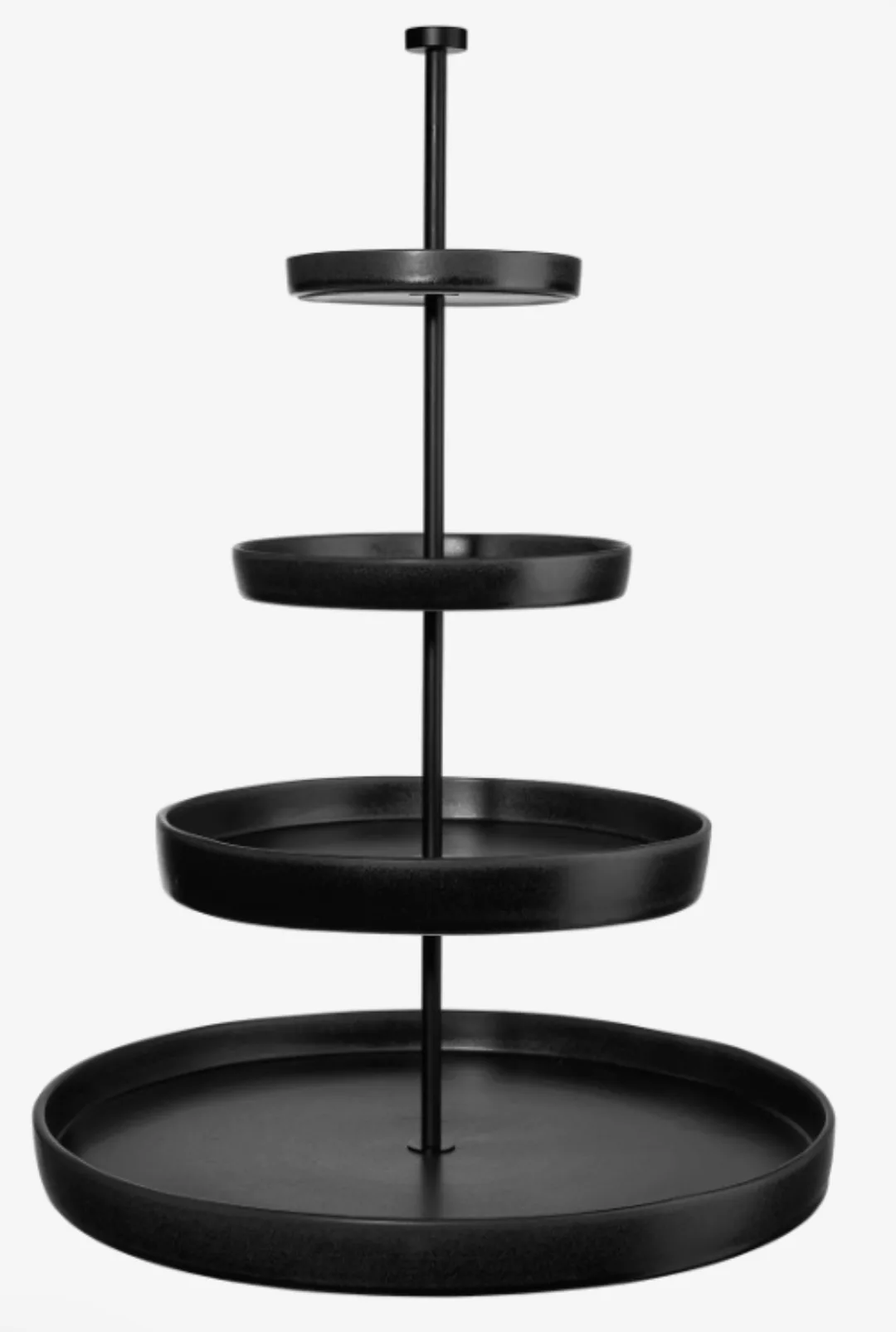 4-Stufige edle Etagere black iron günstig online kaufen