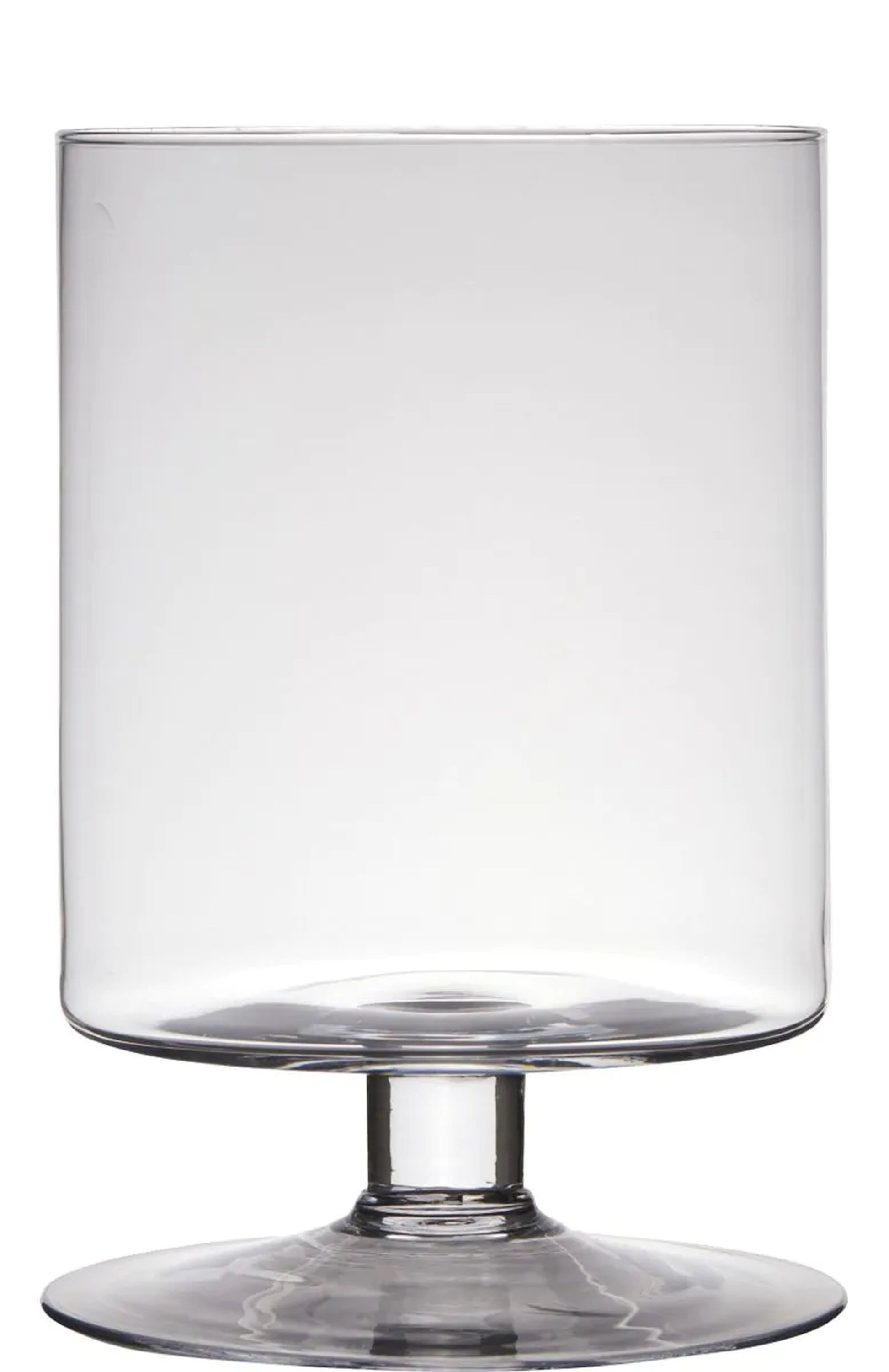 B&S Windlicht Transparentes Glasgefäß mit Fuß günstig online kaufen