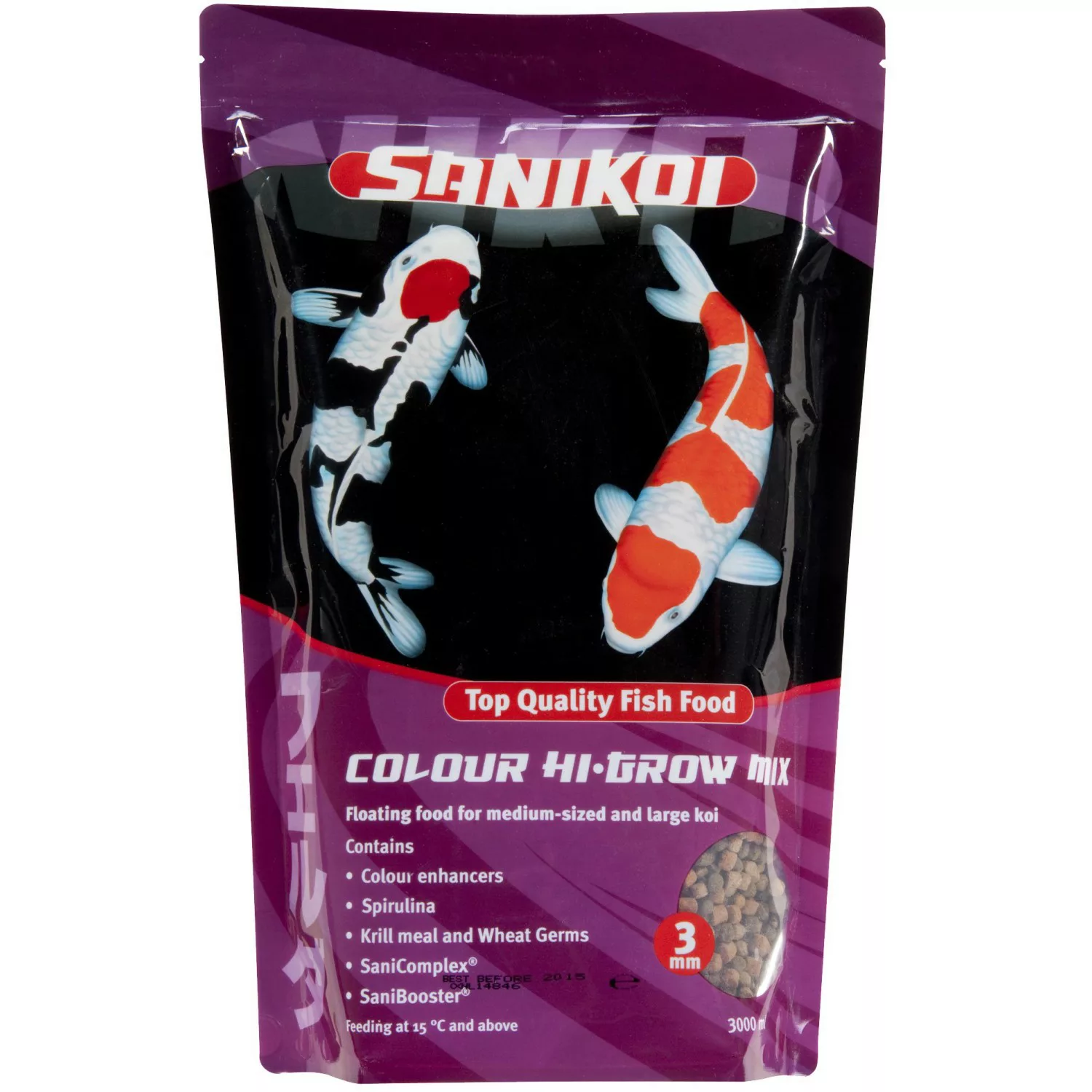 Velda Fischfutter SaniKoi Colour Hi-Grow 3 mm 3 l günstig online kaufen