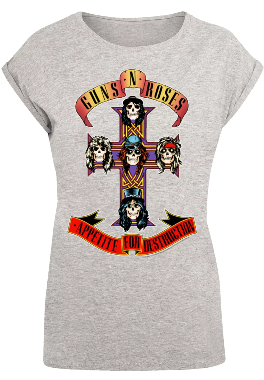 F4NT4STIC T-Shirt "Guns n Roses Band Appetite For Destruction", Print günstig online kaufen