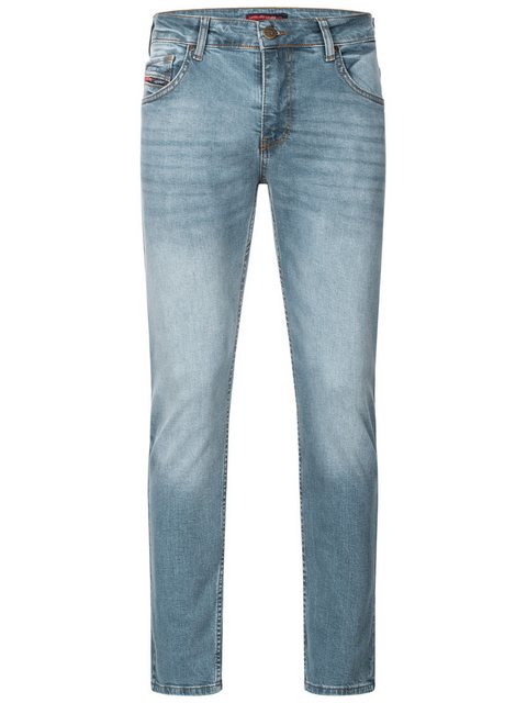 Lorenzo Loren Regular-fit-Jeans Herren Jeans Stretch Blau LL-4001 günstig online kaufen