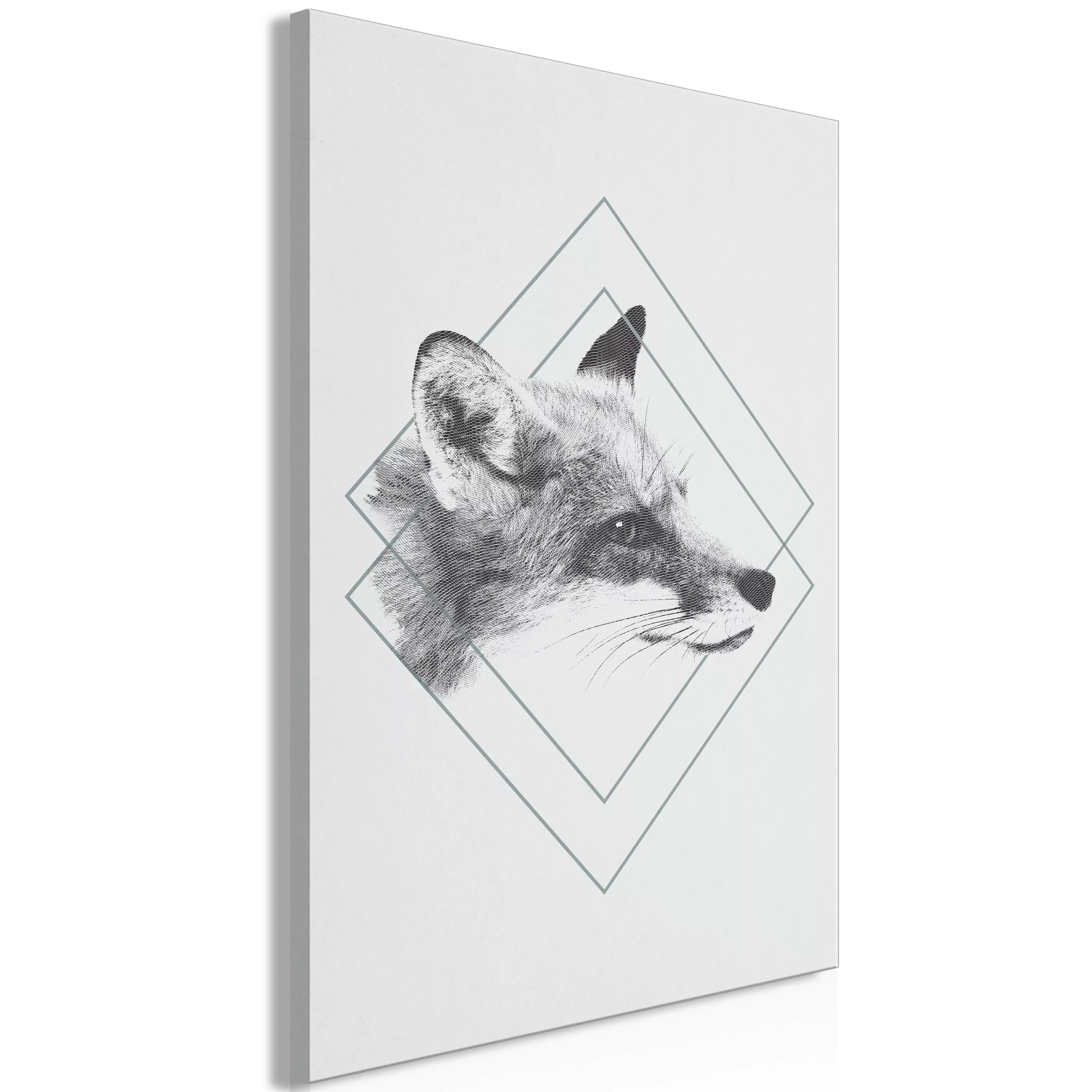 Wandbild - Clever Fox (1 Part) Vertical günstig online kaufen