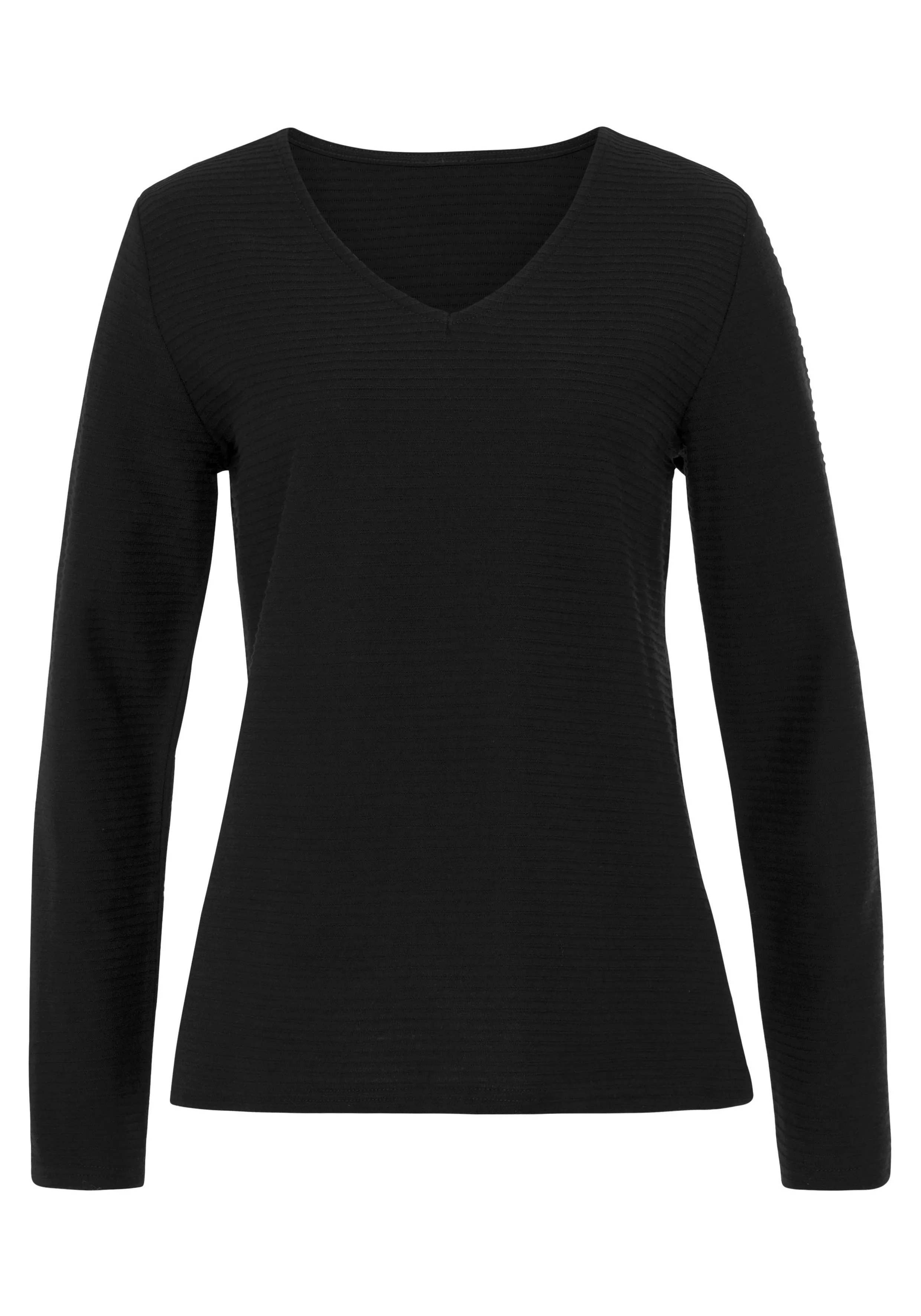 LASCANA Langarmshirt, (1 tlg.) günstig online kaufen