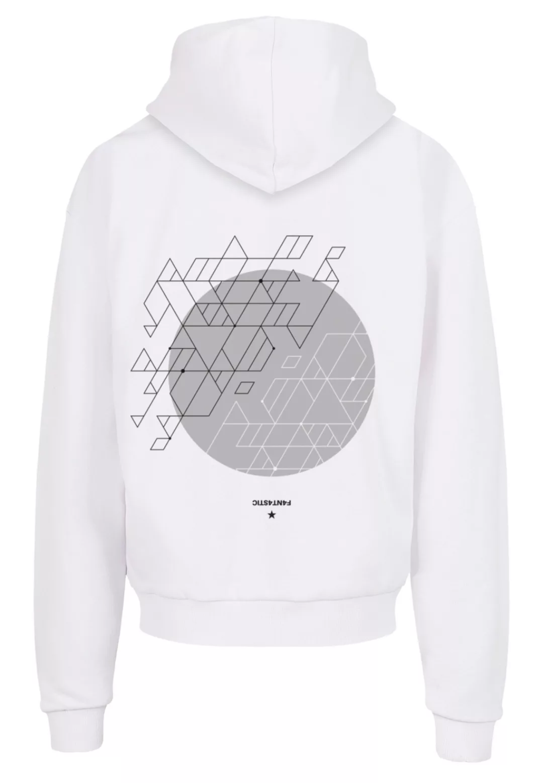 F4NT4STIC Kapuzenpullover "Geometrics Grau", Print günstig online kaufen