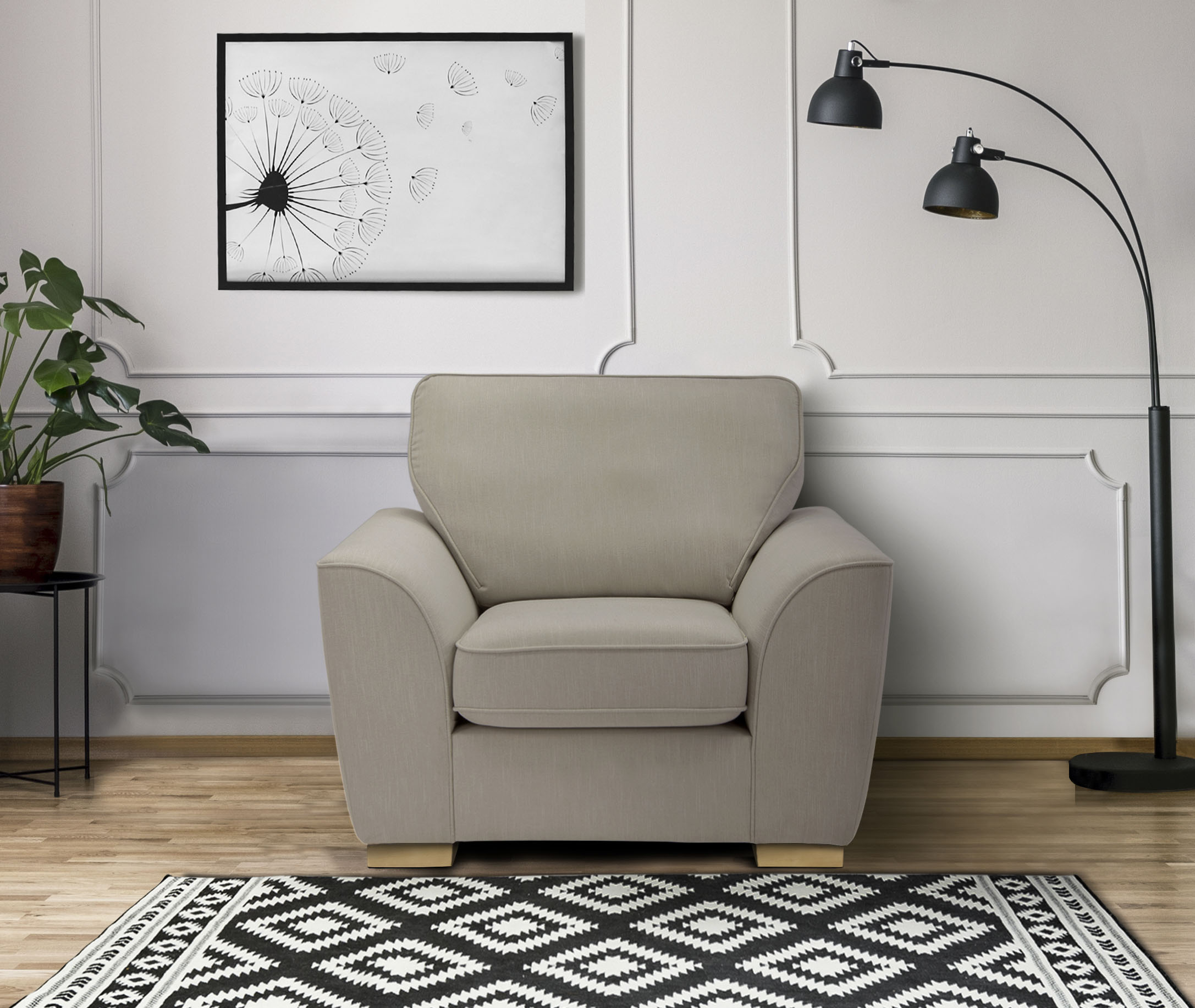 Home affaire Sessel "Savoy", gemütlicher Sessel,k in 2 Bezugsqualitäten günstig online kaufen