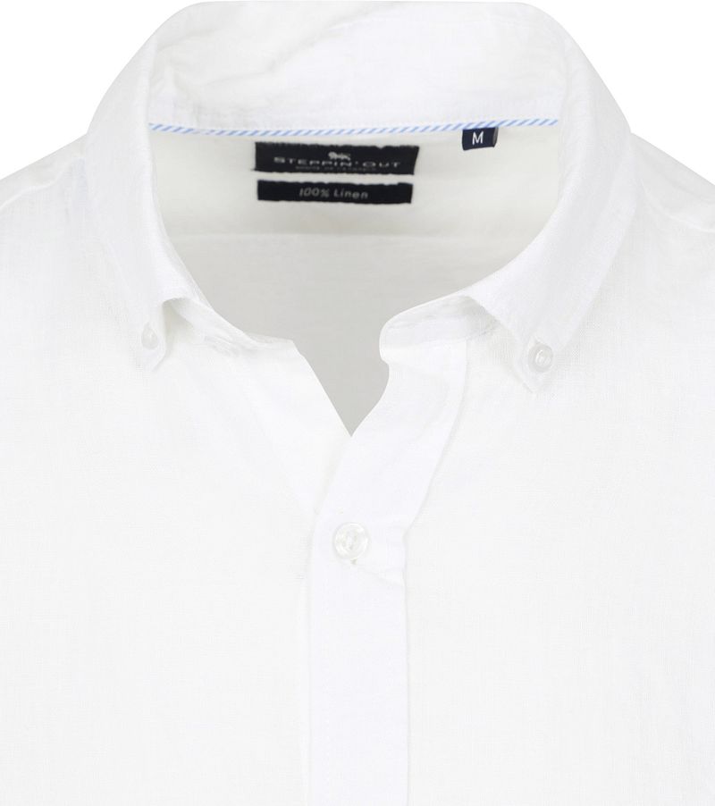 Steppin' Out Hemd Leinen Weiß - Größe XXL günstig online kaufen