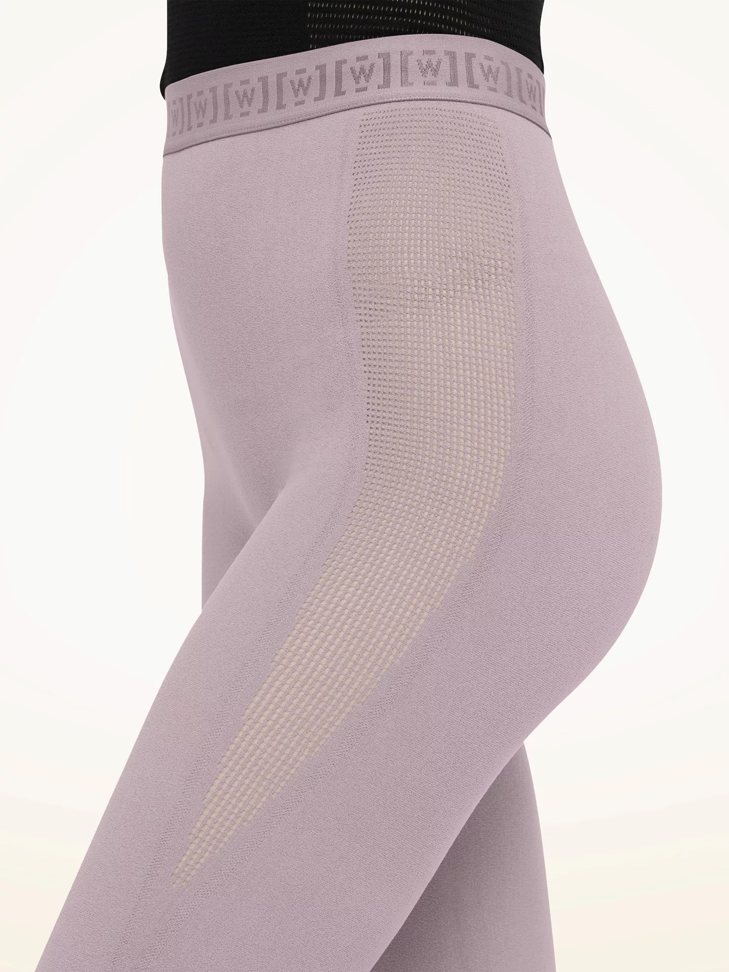 Wolford - Grid Net Leggings, Frau, mauve, Größe: S günstig online kaufen