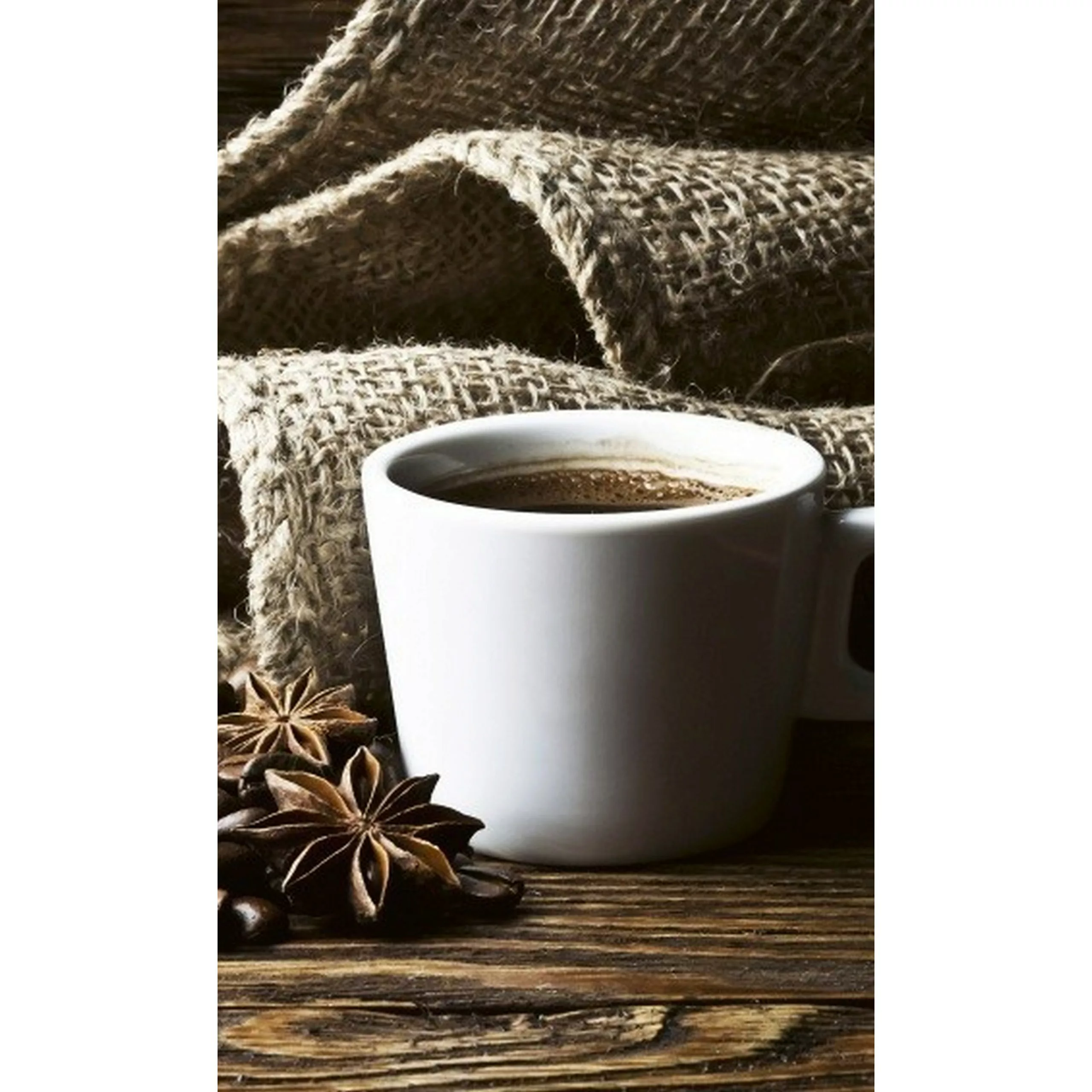 Fototapete CUP OF COFFEE | MS-2-0245 | Braun | Digitaldruck auf Vliesträger günstig online kaufen
