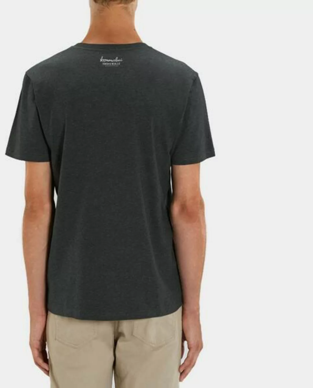 Kommabei Herren T Shirt Fuchs / Fox Dark Heather günstig online kaufen