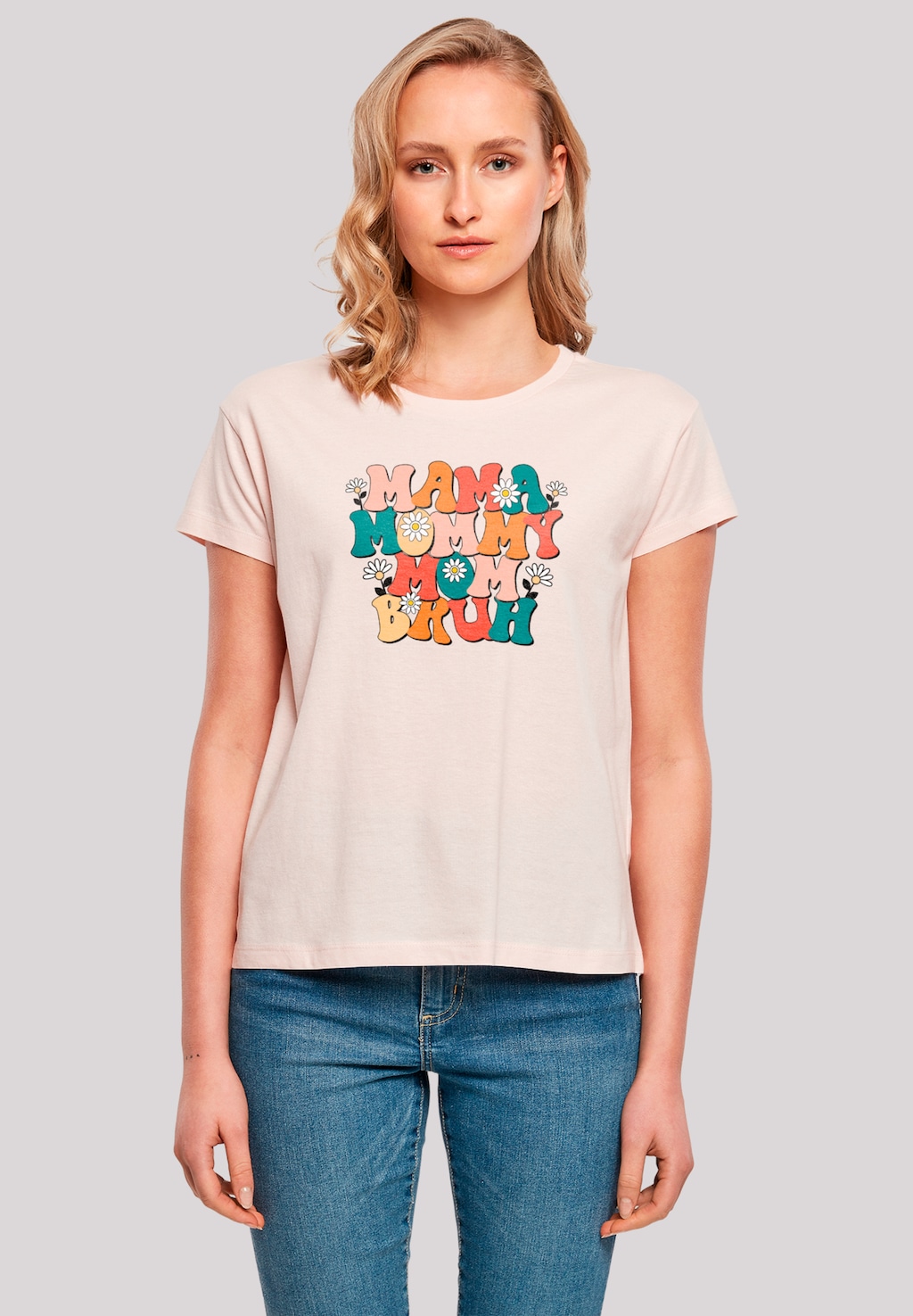 F4NT4STIC T-Shirt "Mothers Day Floral Accent Mom Life Humor Trendy Aestheti günstig online kaufen