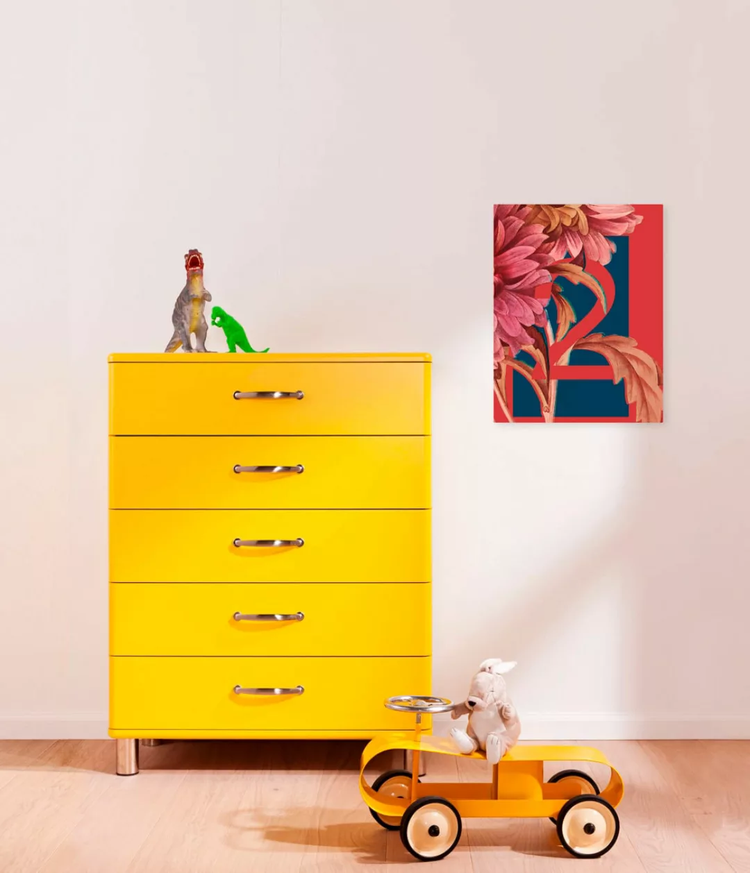 Komar Leinwandbild "Number 2 - Größe 30 x 40 cm", Natur, (1 St.), Keilrahme günstig online kaufen