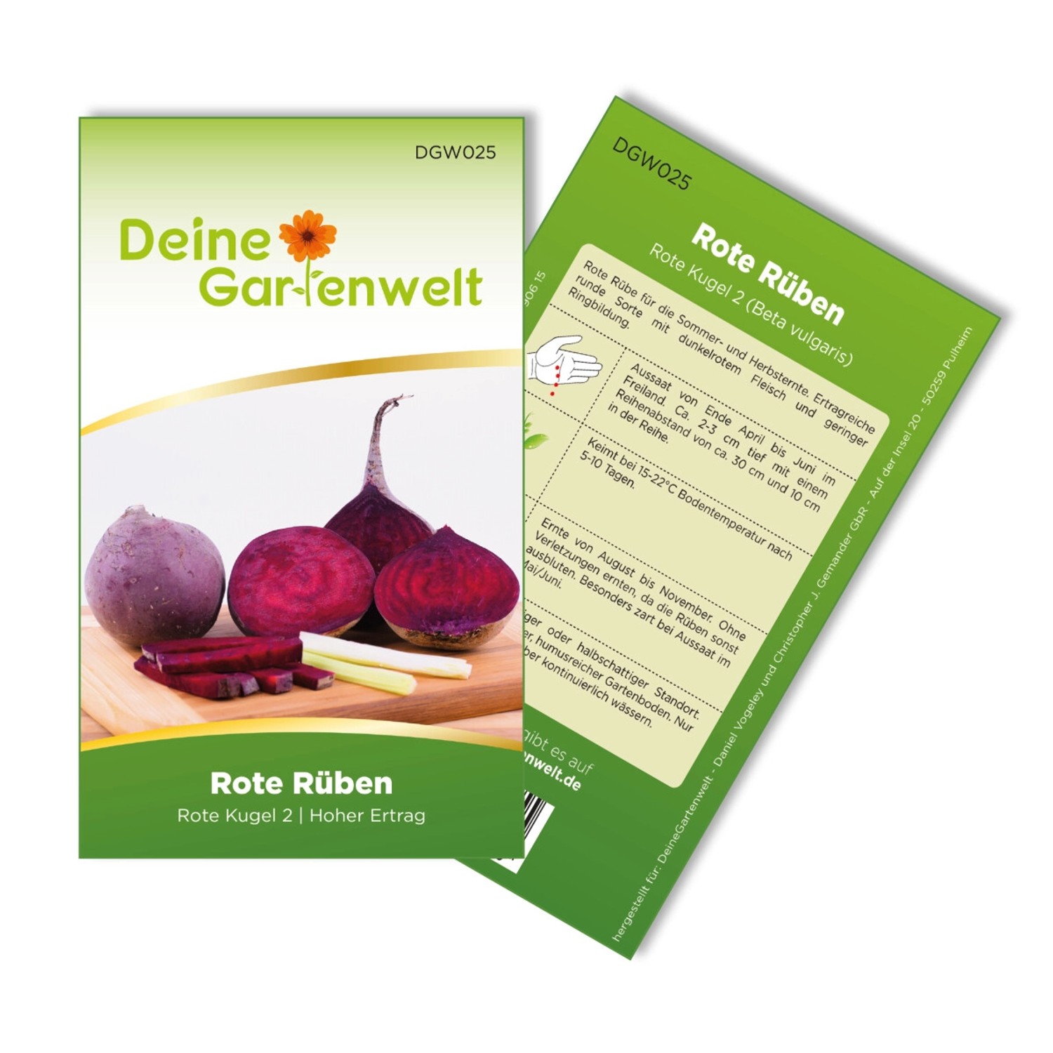 Deine Gartenwelt Rote Beete Rote Kugel Samen günstig online kaufen