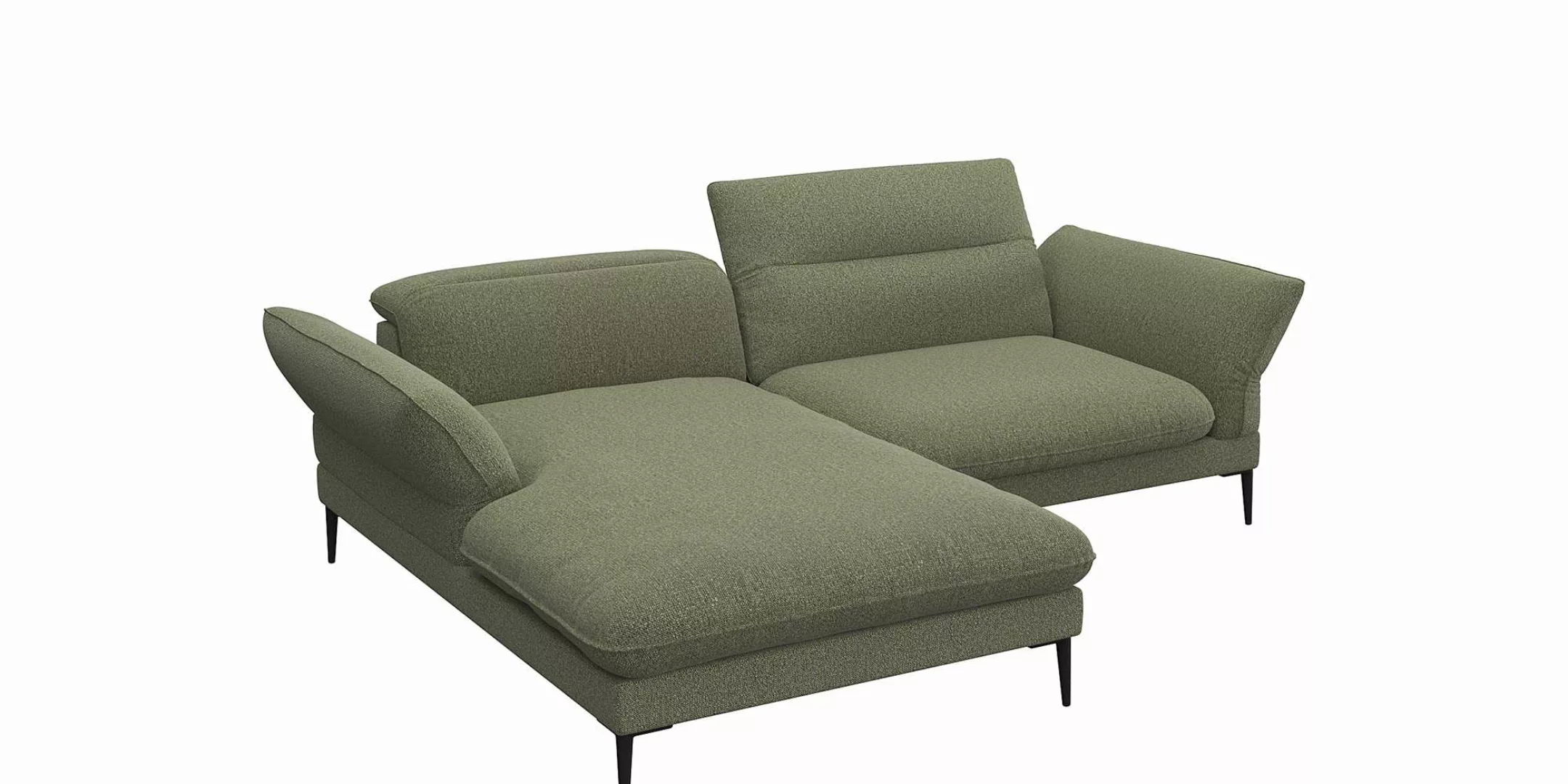 FLEXLUX Ecksofa "Salino, Funktionssofa mit Recamiere, Relaxsofa, Ecksofa", günstig online kaufen