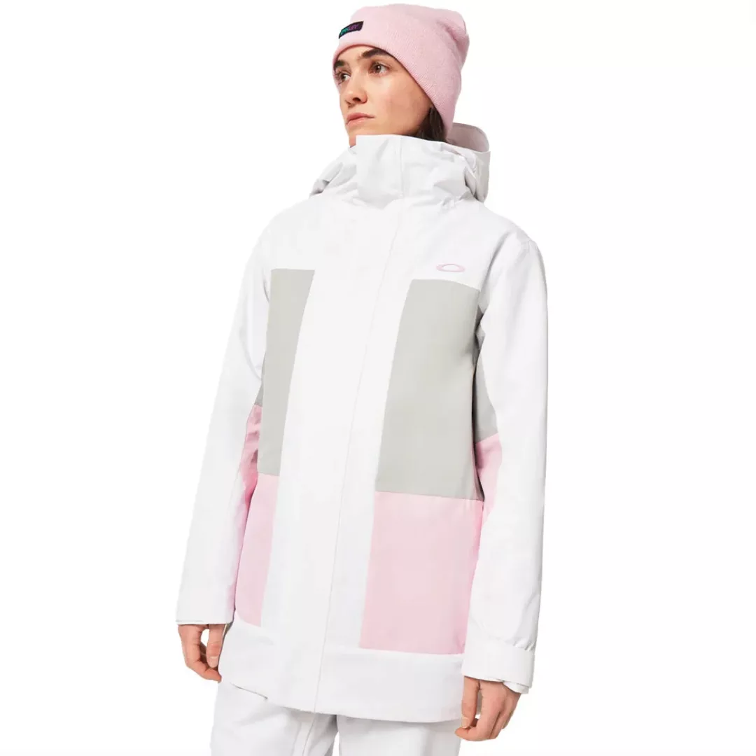 Oakley Beaufort RC Insulated Jacket White/Lunar Rock/Pink Flower günstig online kaufen