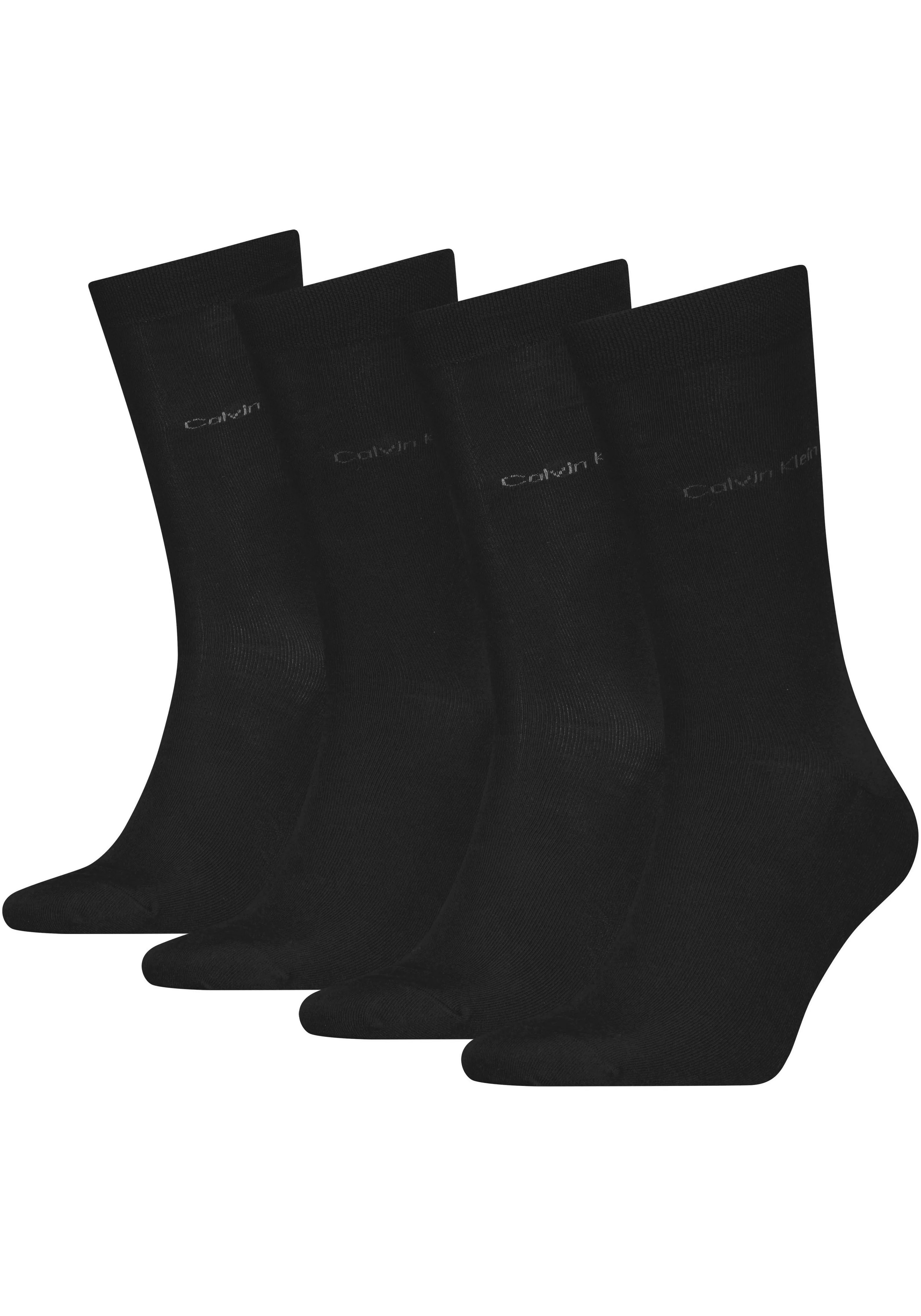 Calvin Klein Socken, (4 Paar), mit Markenstickerei günstig online kaufen