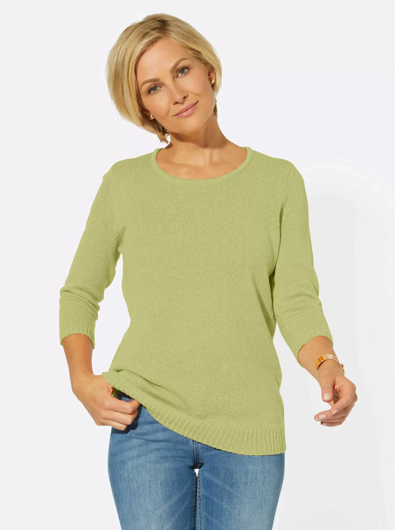 Classic Basics 3/4 Arm-Pullover "Pullover" günstig online kaufen