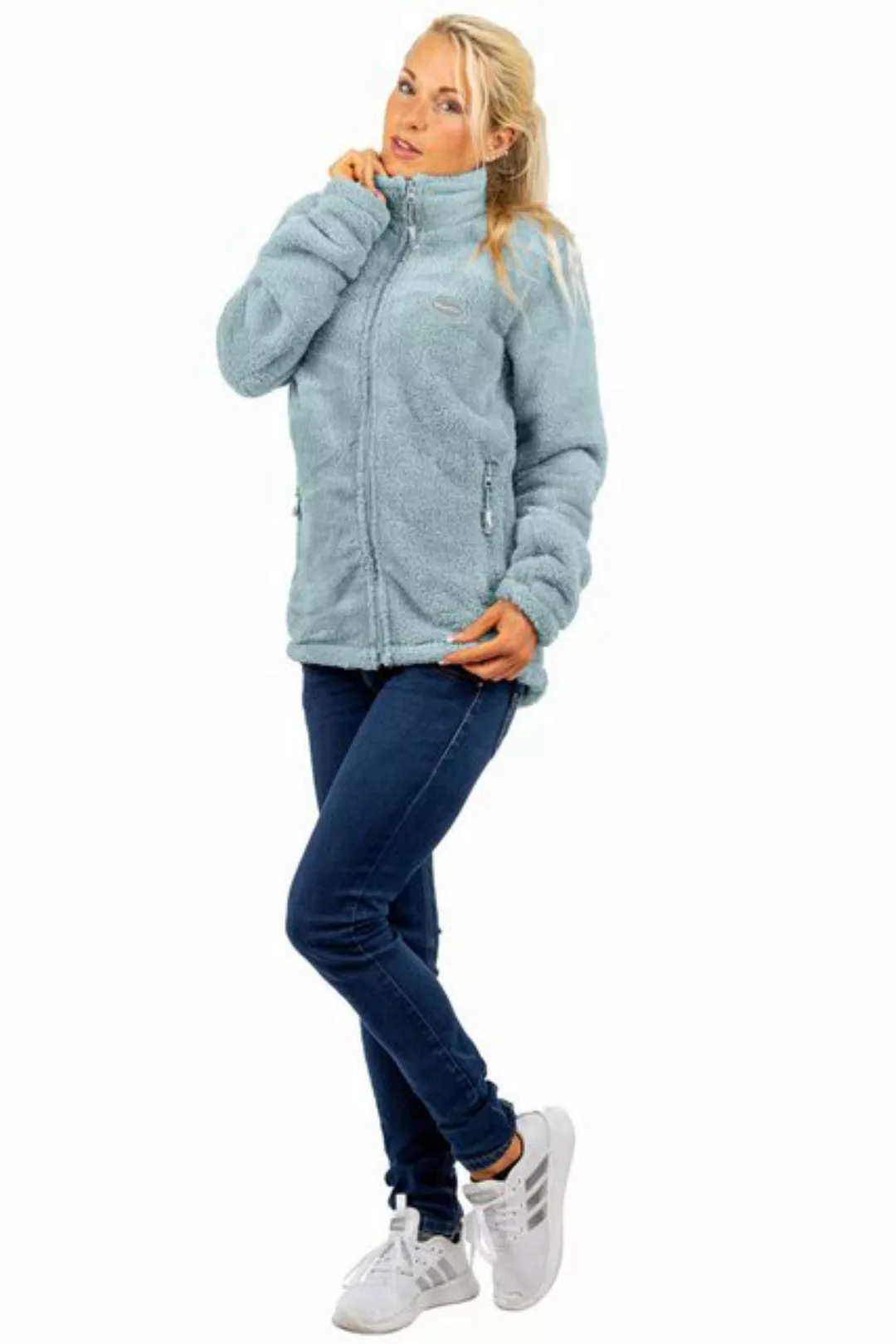 Reichstadt Fleecejacke Kuschelige Flauschige Jacke 22RSW002 Mint Grey XXL m günstig online kaufen