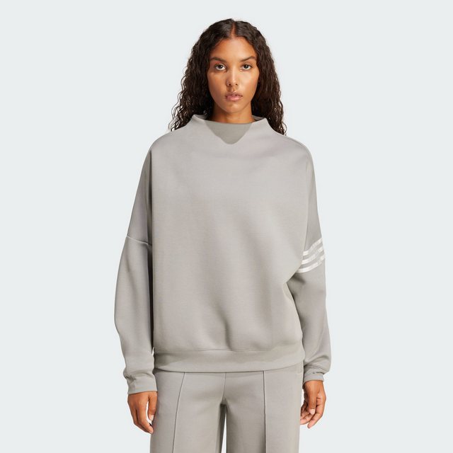 adidas Originals Longtop NEUCLASSICS OVERSIZED MOCK NECK SWEATSHIRT günstig online kaufen