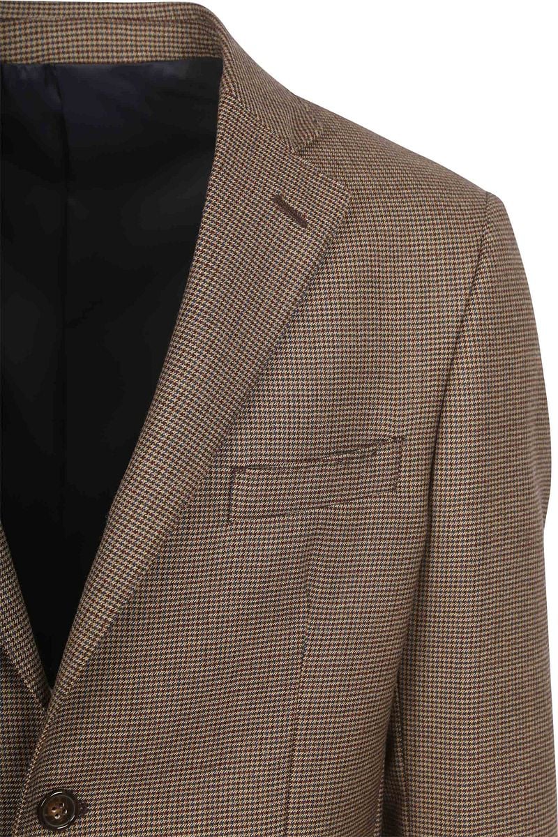 Suitable Pied De Poule Blazer Wolle Braun - Größe 56 günstig online kaufen