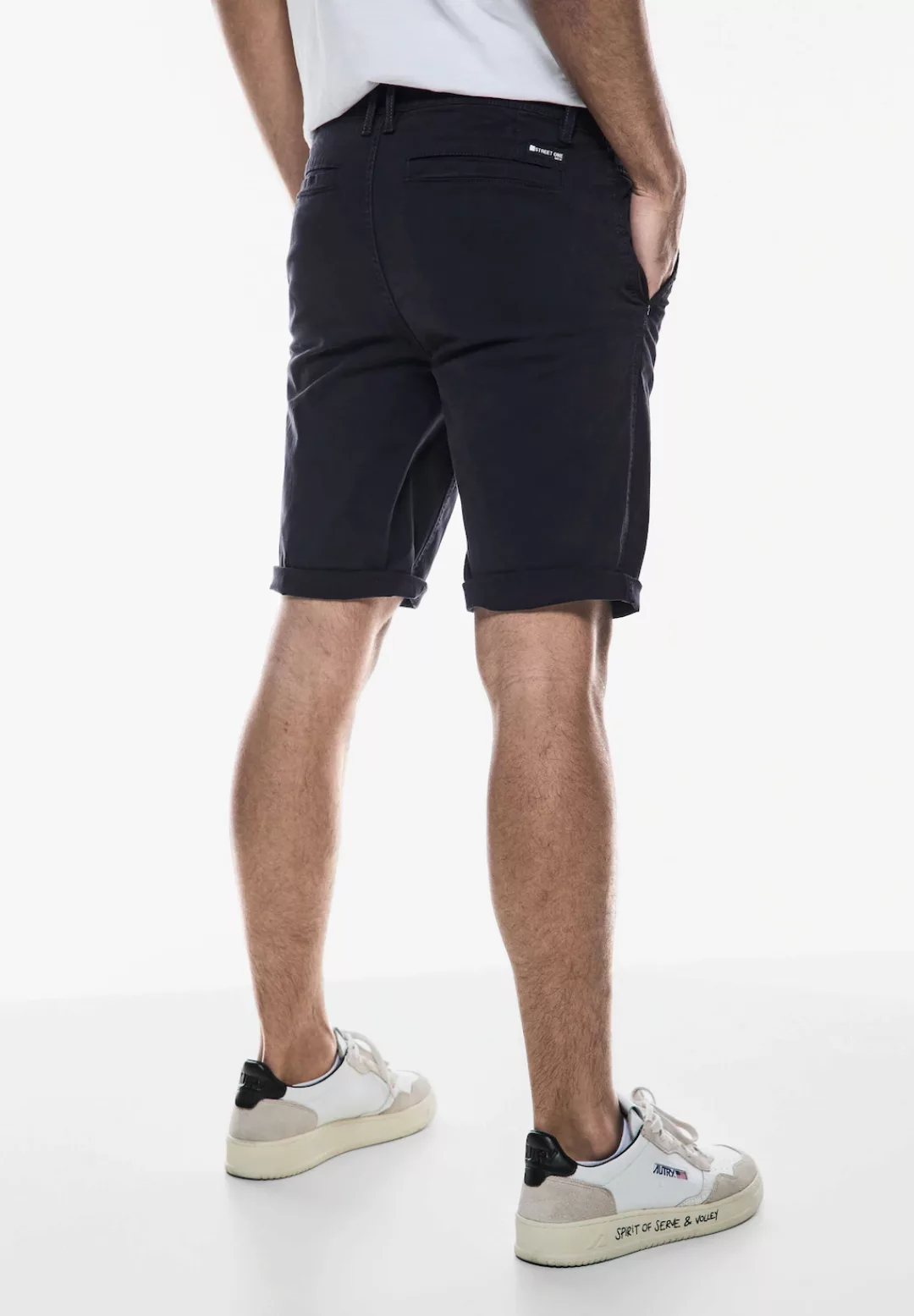 STREET ONE MEN Chinohose aus Baumwolle mit Stretchanteil günstig online kaufen