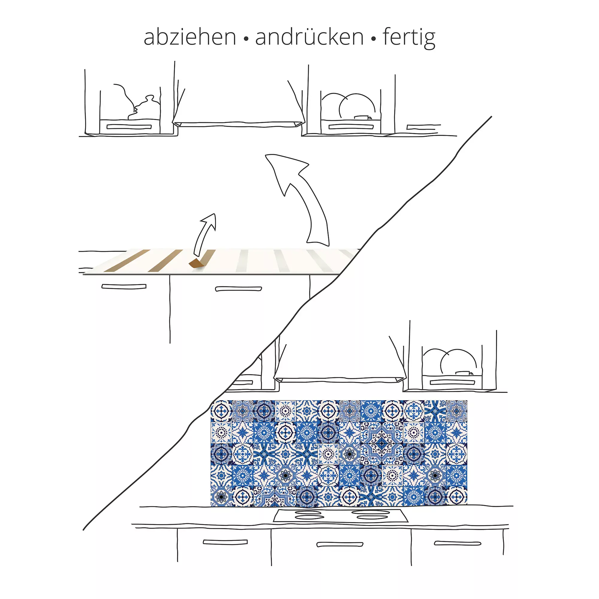 Artland Küchenrückwand "Uni Alu gebürstet", (1 tlg.), Alu Spritzschutz mit günstig online kaufen