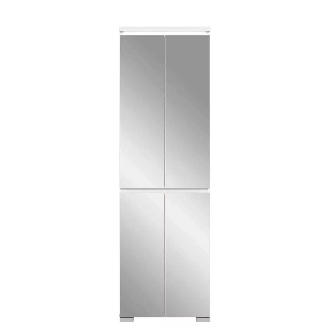 Schuhgarderobe Schrank mit Spiegeltüren 194 cm hoch - 60cm breit günstig online kaufen