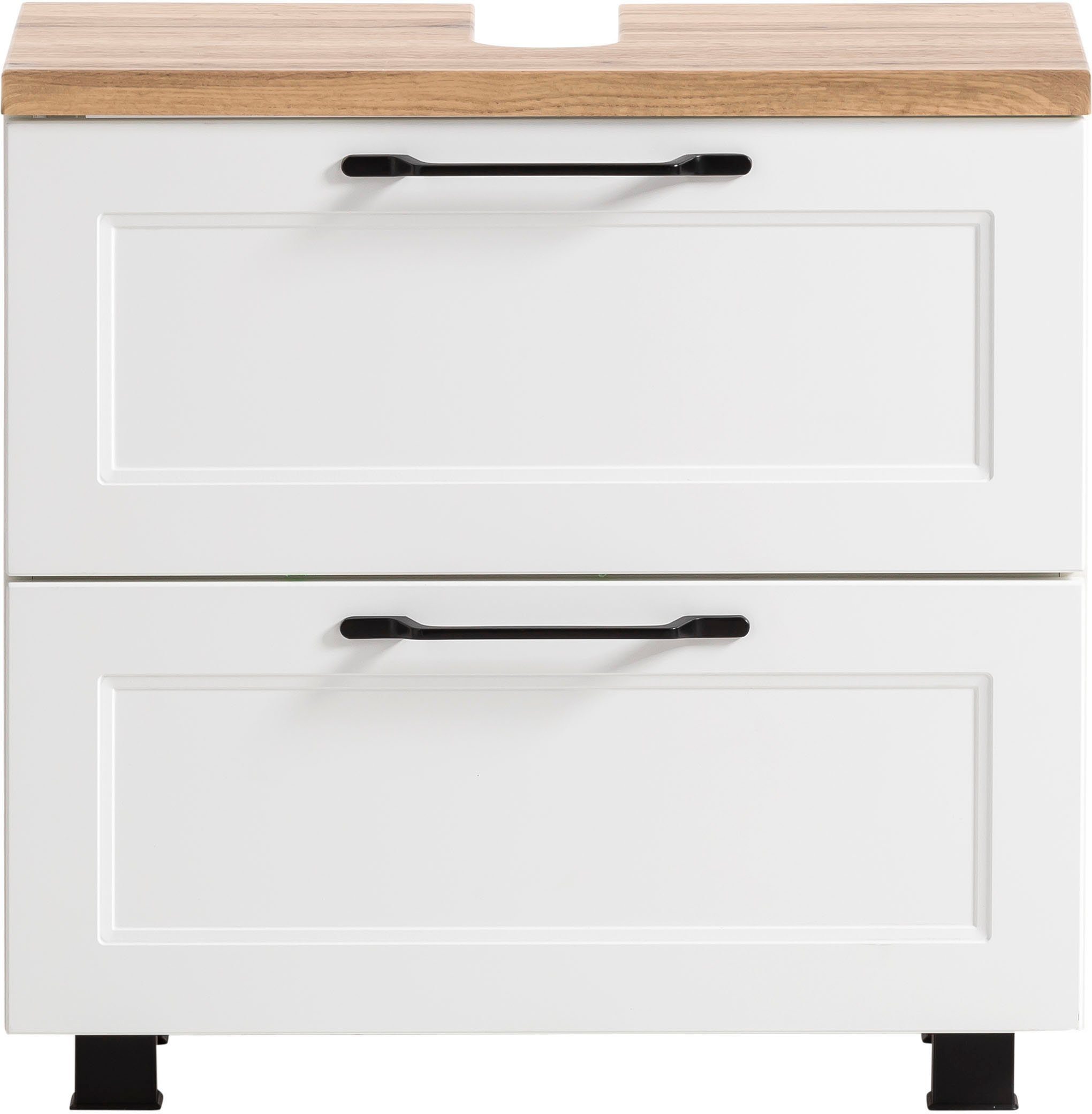 welltime Waschbeckenunterschrank "Lana", Badmöbel, 2 Schubladen, 60 cm brei günstig online kaufen