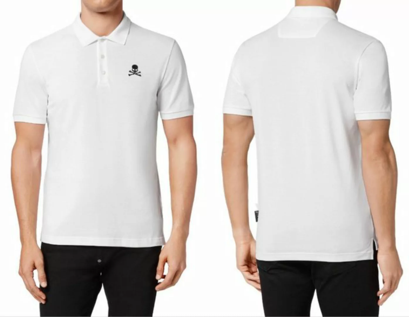 PHILIPP PLEIN Poloshirt PHILIPP PLEIN Polo Shirt Polohemd SS Skull Logo Hem günstig online kaufen