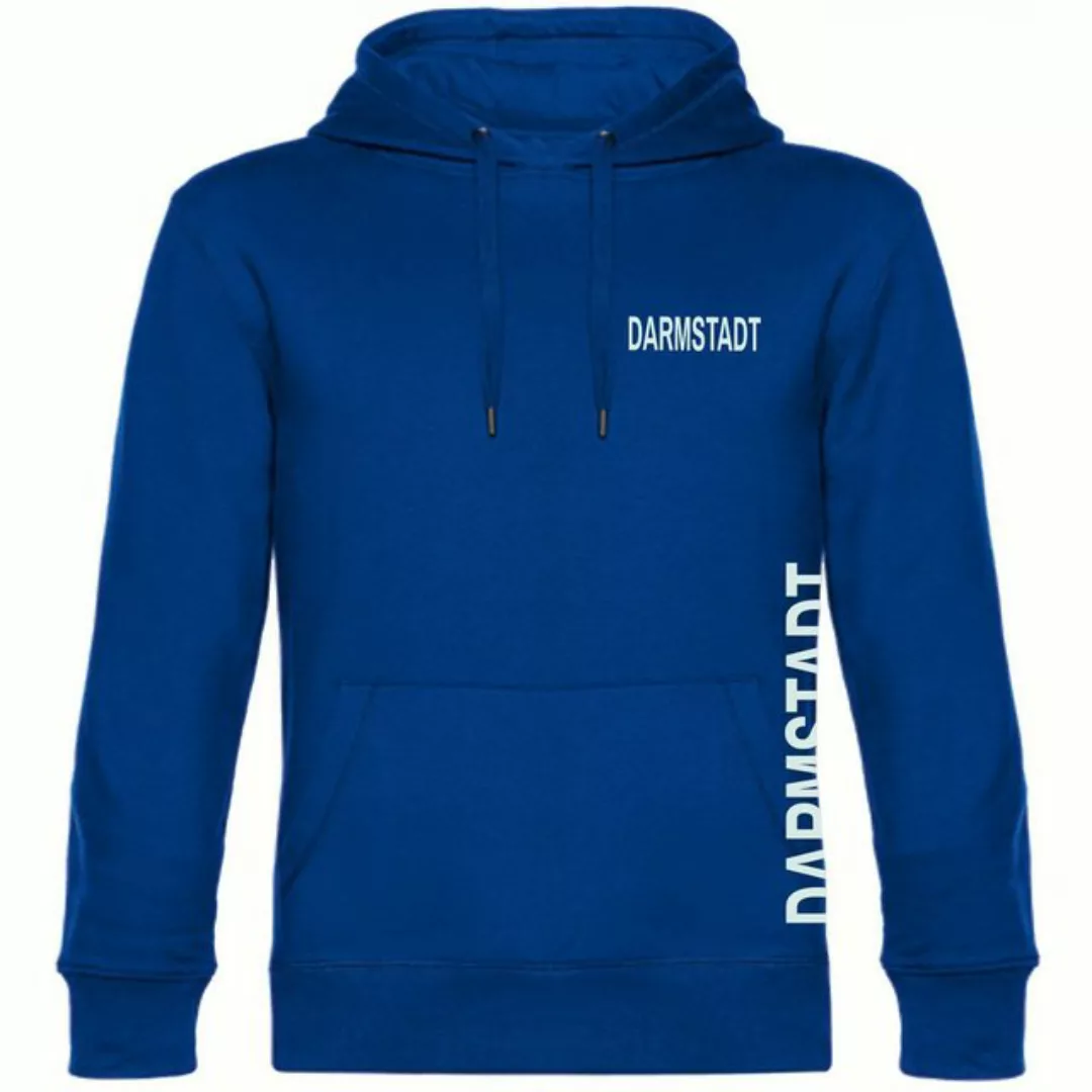 multifanshop Kapuzensweatshirt Darmstadt - Brust & Seite - Pullover günstig online kaufen