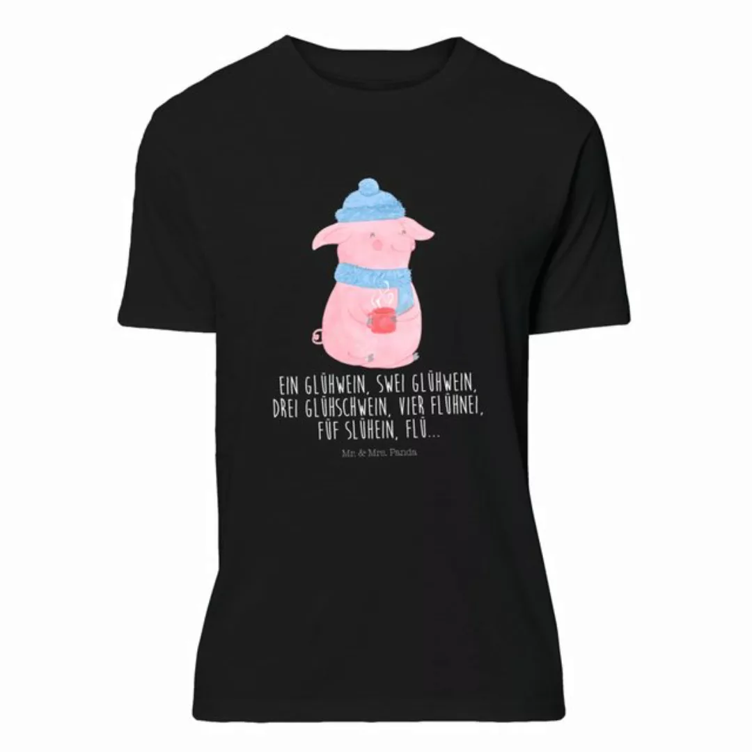 Mr. & Mrs. Panda T-Shirt Lallelndes Glühschwein - Schwarz - Geschenk, Damen günstig online kaufen