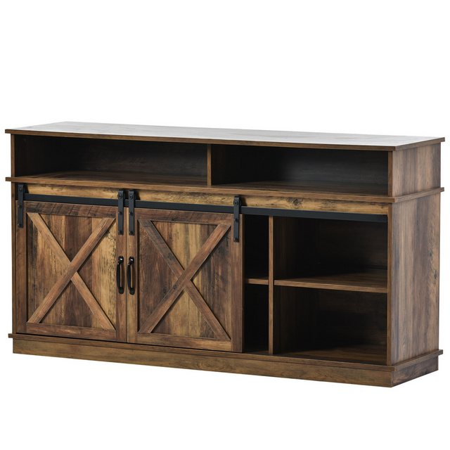 YNOFIT Seitenschrank Sideboard, TV-Ständer, Schrank, 2 Schiebetüren, 148*40 günstig online kaufen