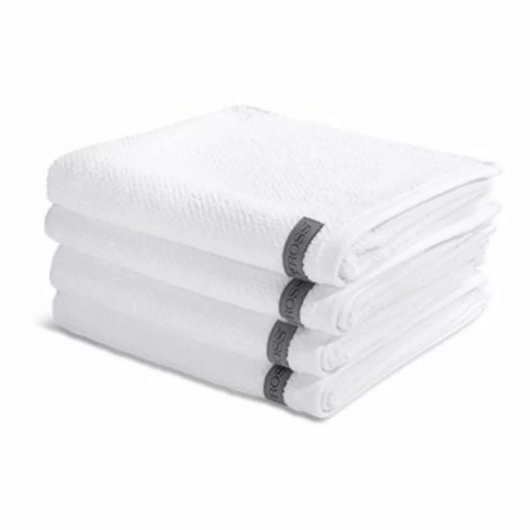 Ross 4 X Handtuch im Set Selection - Organic Cotton Handtücher weiß günstig online kaufen