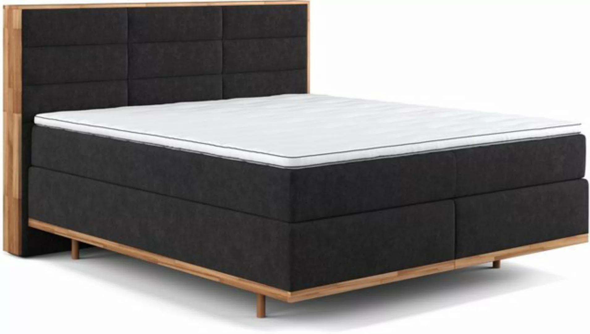 Home affaire Boxspringbett Gribelle, Boxspringbett, Inklusive Topper günstig online kaufen