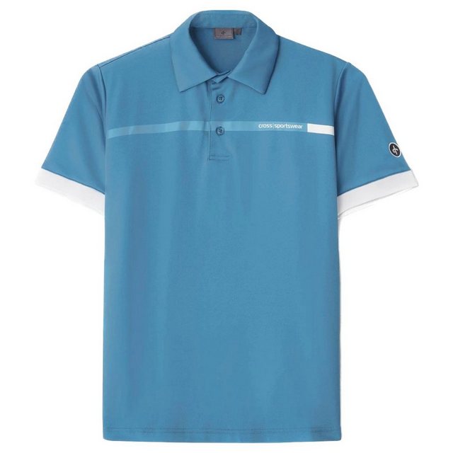 CROSS Poloshirt Cross Mens Caddy Polo Blau günstig online kaufen