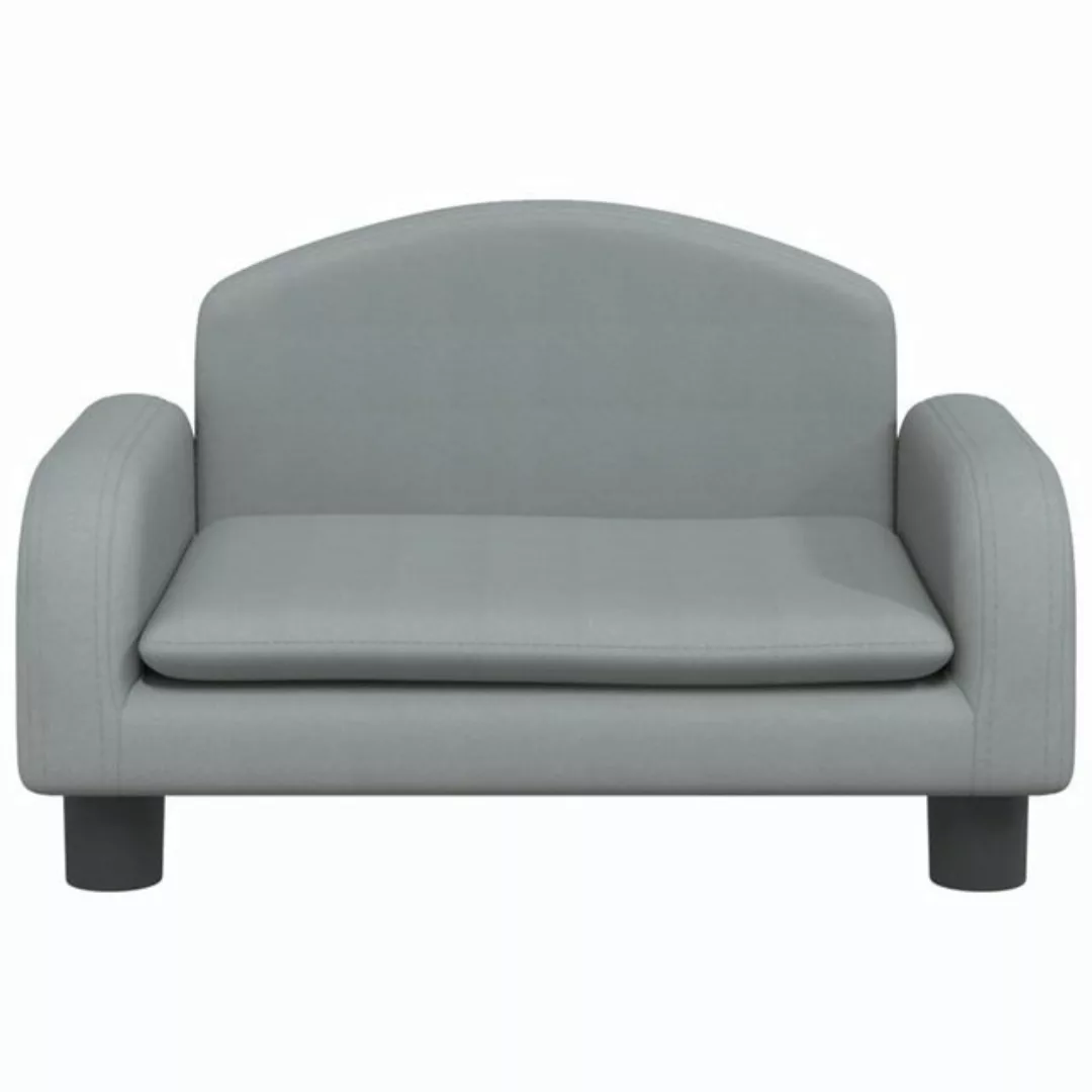 vidaXL Kindersofa Kindersofa Hellgrau 50x40x30 cm Stoff günstig online kaufen